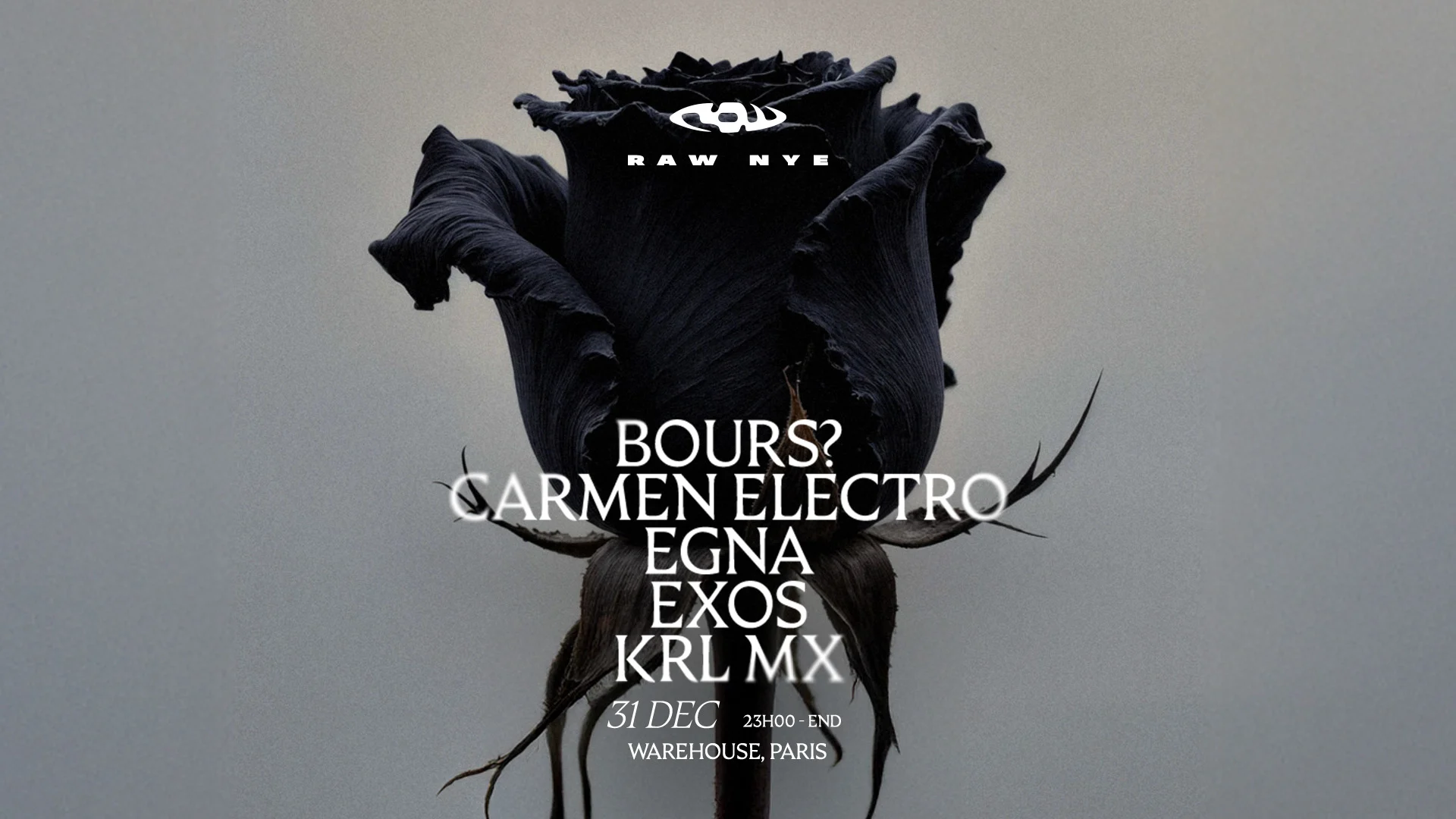 Raw Nye 2026 • Carmen Electro, Bours?, Exos, Krl MX, Egna Cover