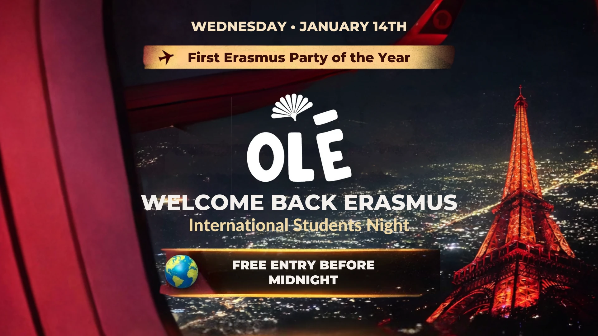 Erasmus • Olé Welcome Back • Season 2 Cover
