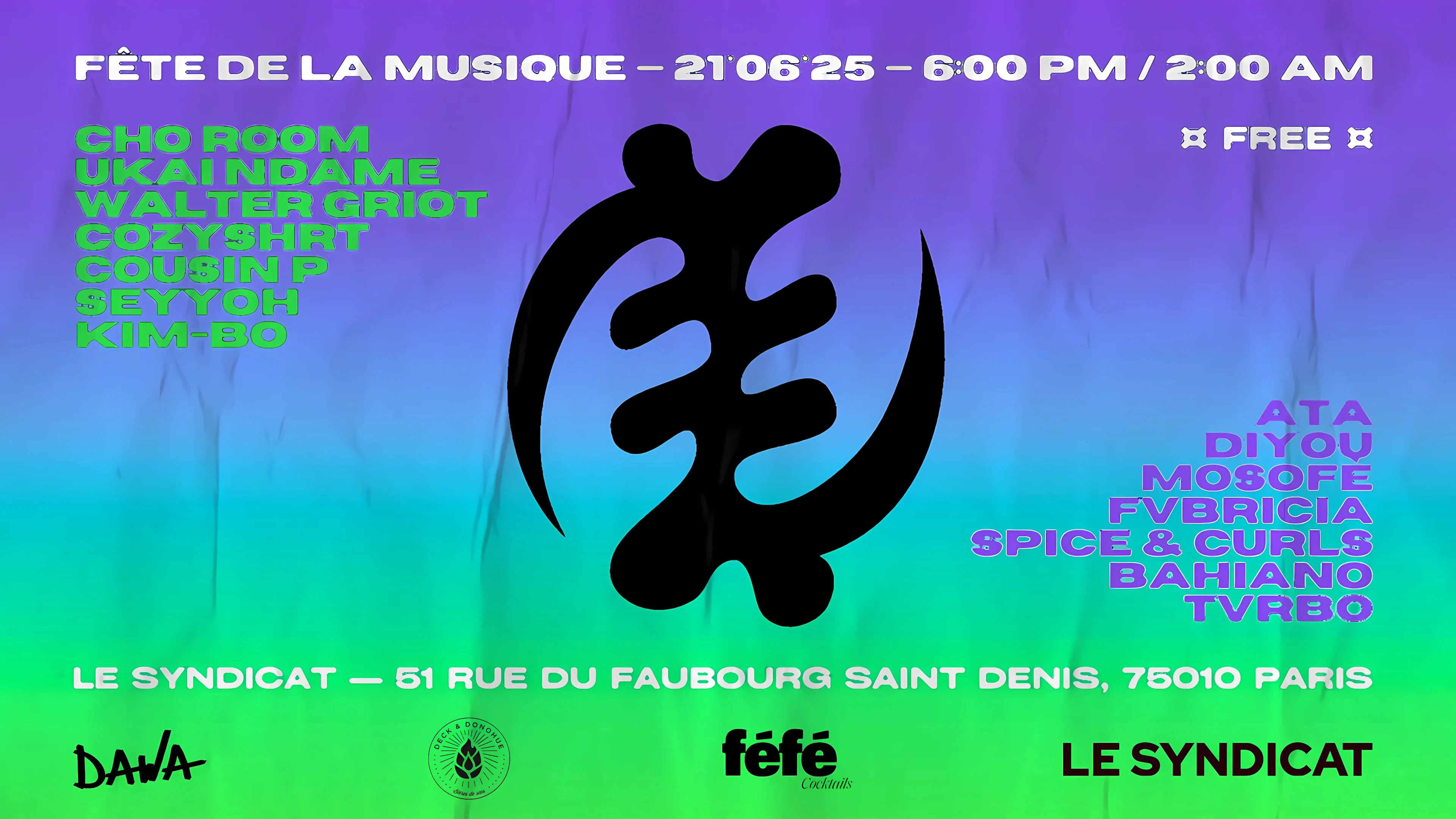 Dawa X Le Syndicat: Fête De La Musique [Block Party] Cover