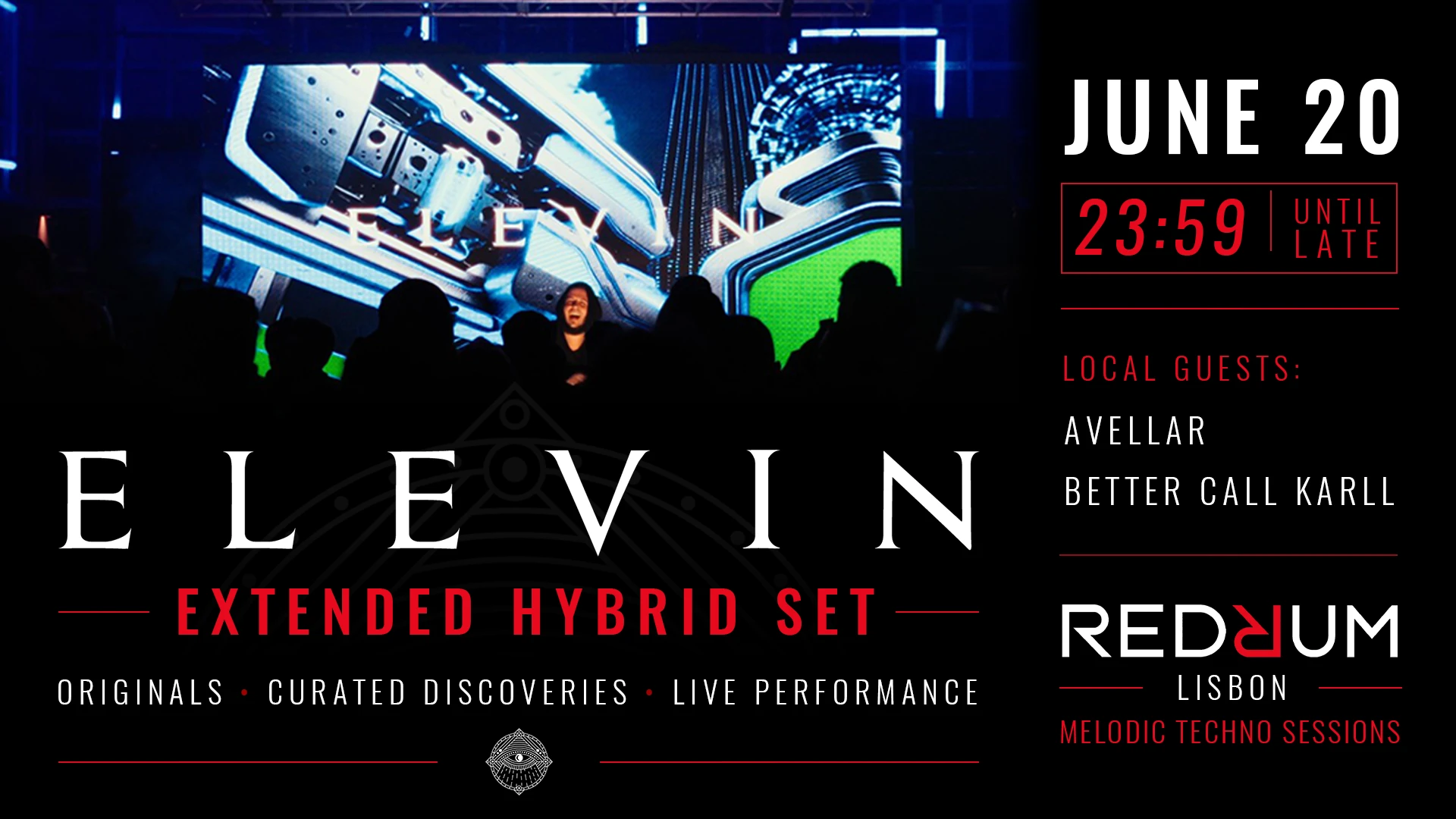 Elevin Extended Hybrid Set | Redrum House & Techno Sessions Cover