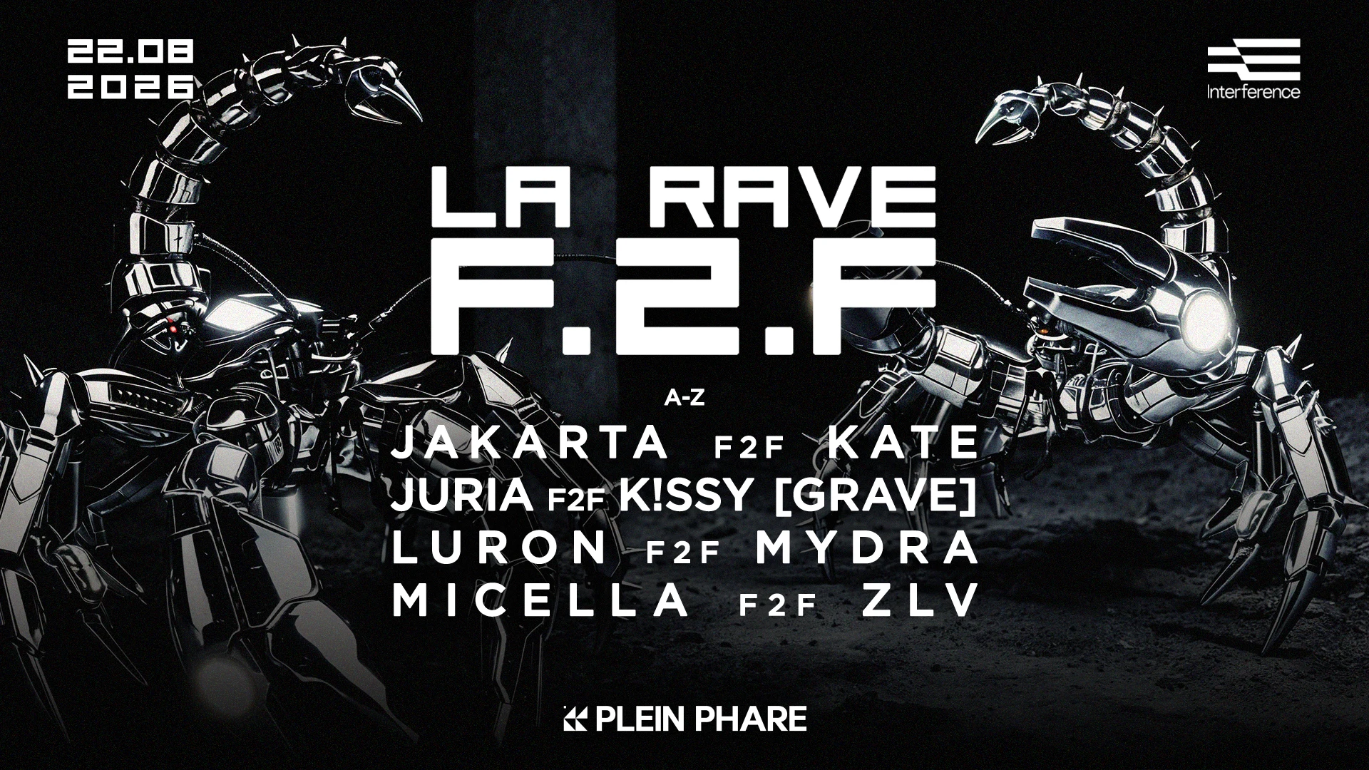 Plein Phare X La Rave En F2f (Face À Face) - Scène 360° Cover