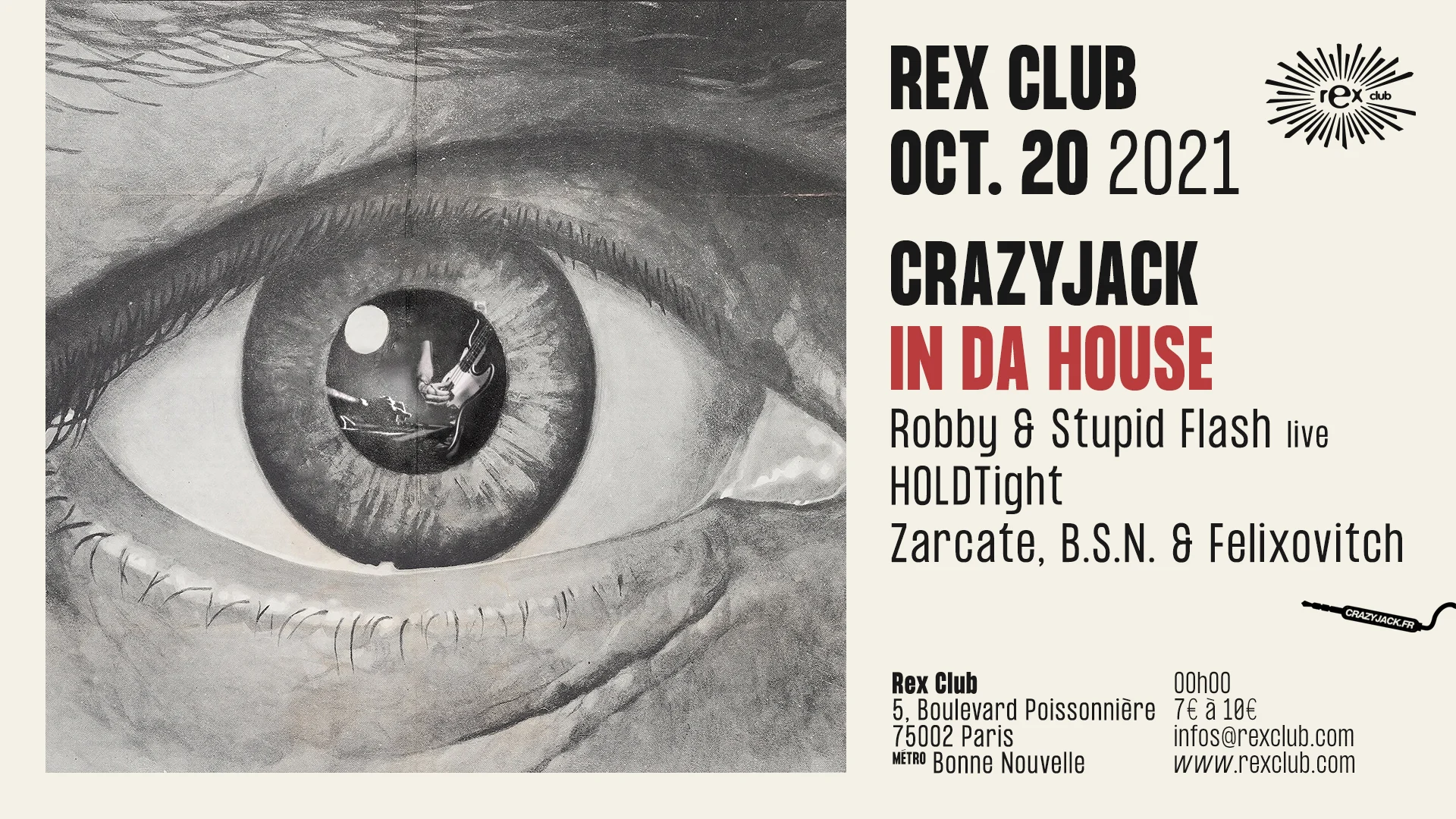 Crazyjack In Da House : Robby & Stupid Flash Live, Holdtight & More Cover