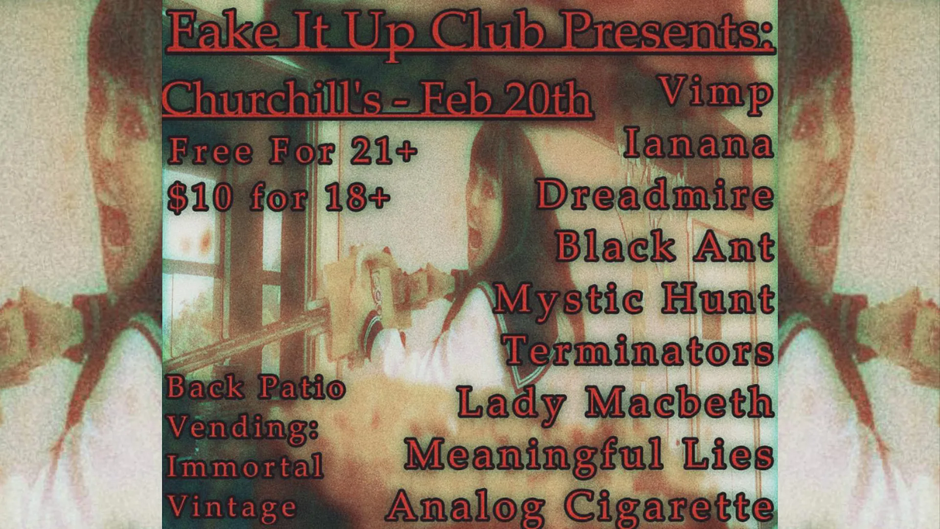 Fake It Up Club: February Showcase Cover