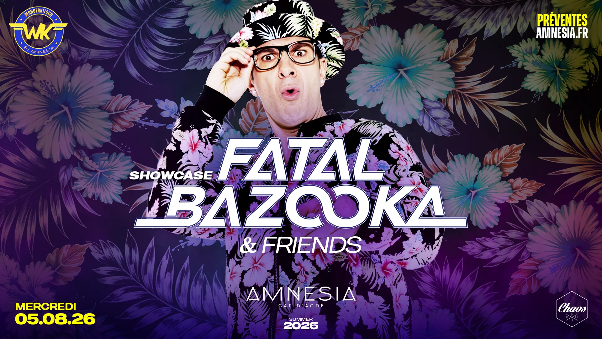 Fatal Bazooka & Friends @ Amnesia Cover