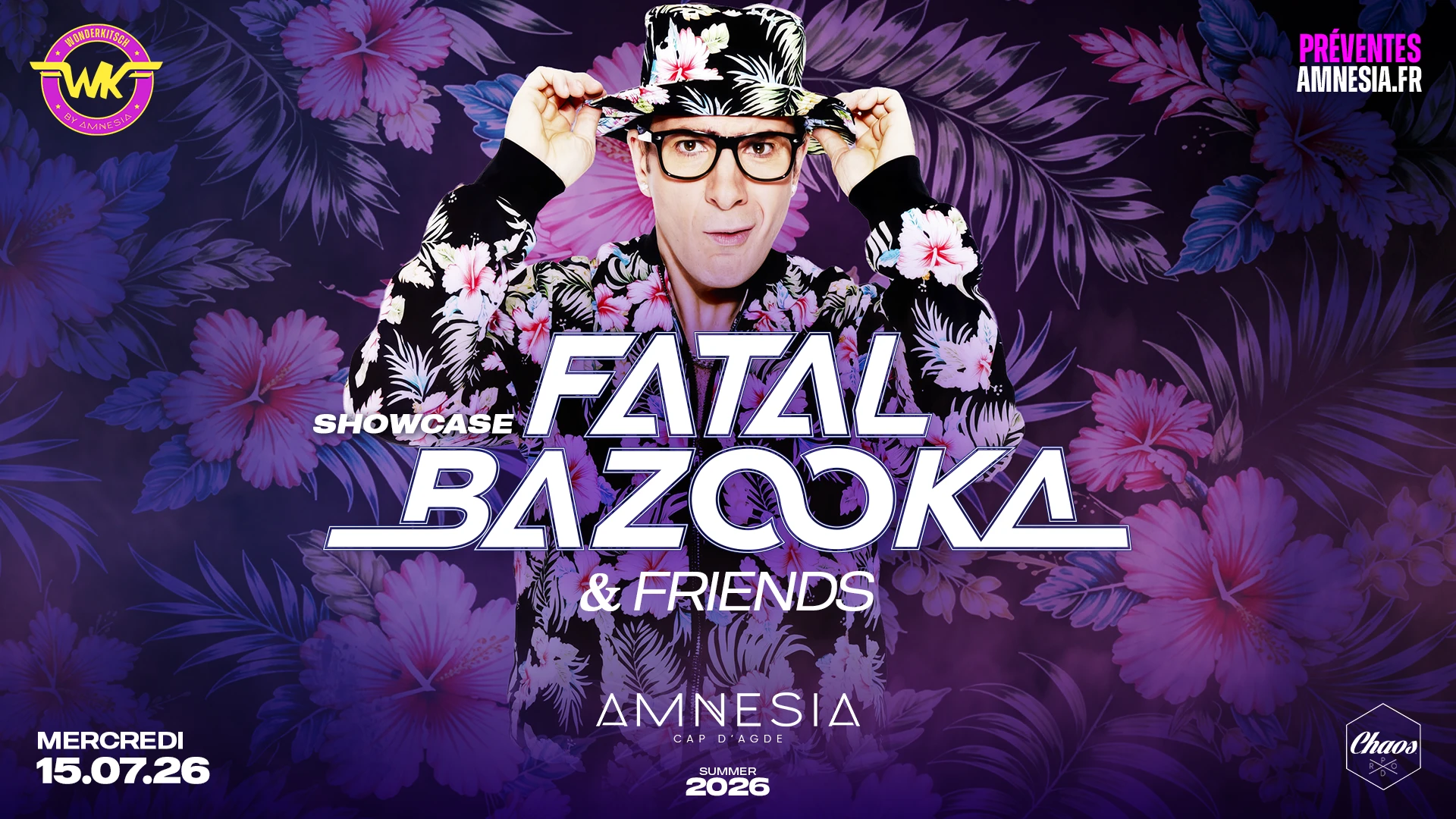 Fatal Bazooka & Friends @ Amnesia Cover