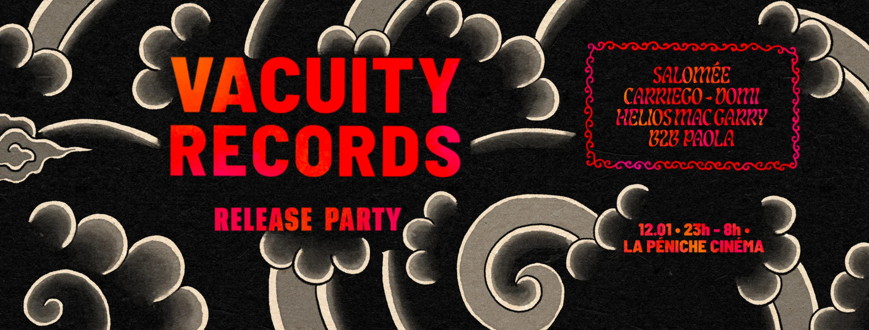 Vacuity Rec- Salomée Carriego Domi Helios MC Garry B2b Paola Cover
