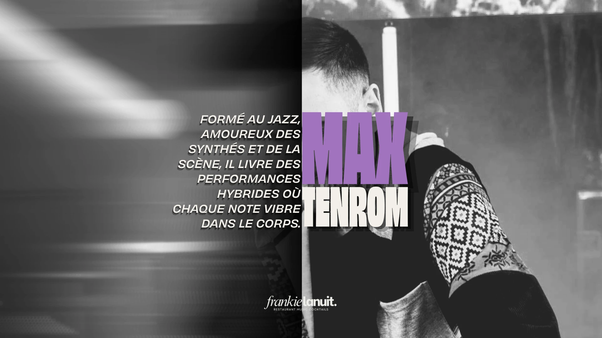 Frankie La Nuit Présente : Max Tenrom Cover