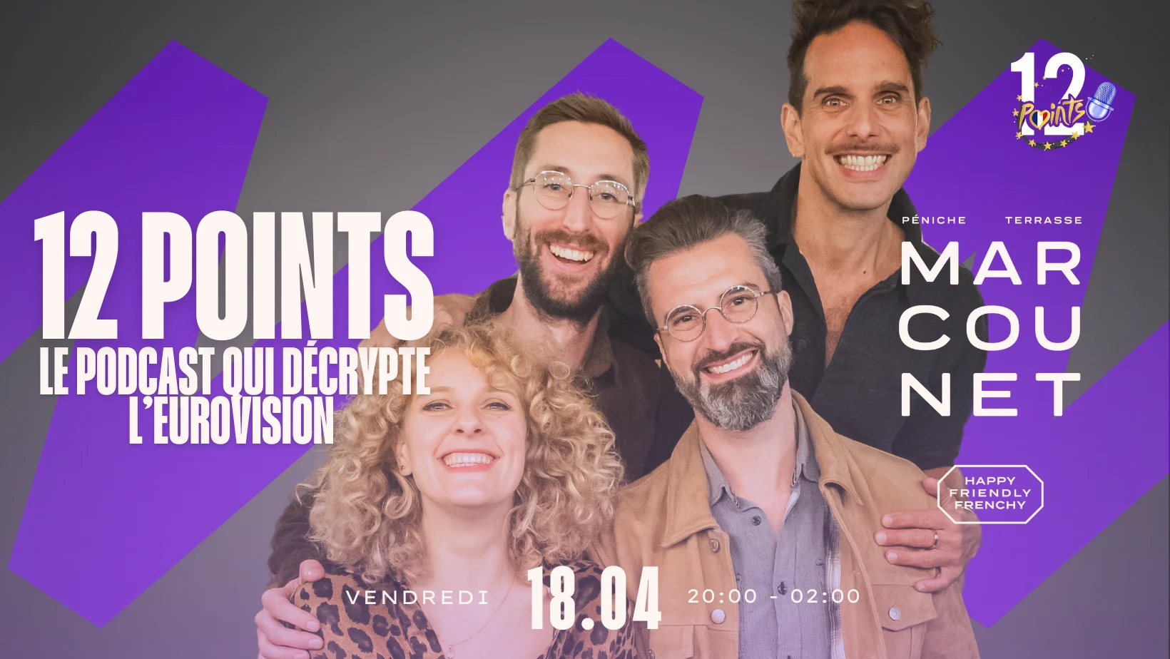 12 Points • Soirée Eurovision : Podcast, Live Show & Dj Set Cover