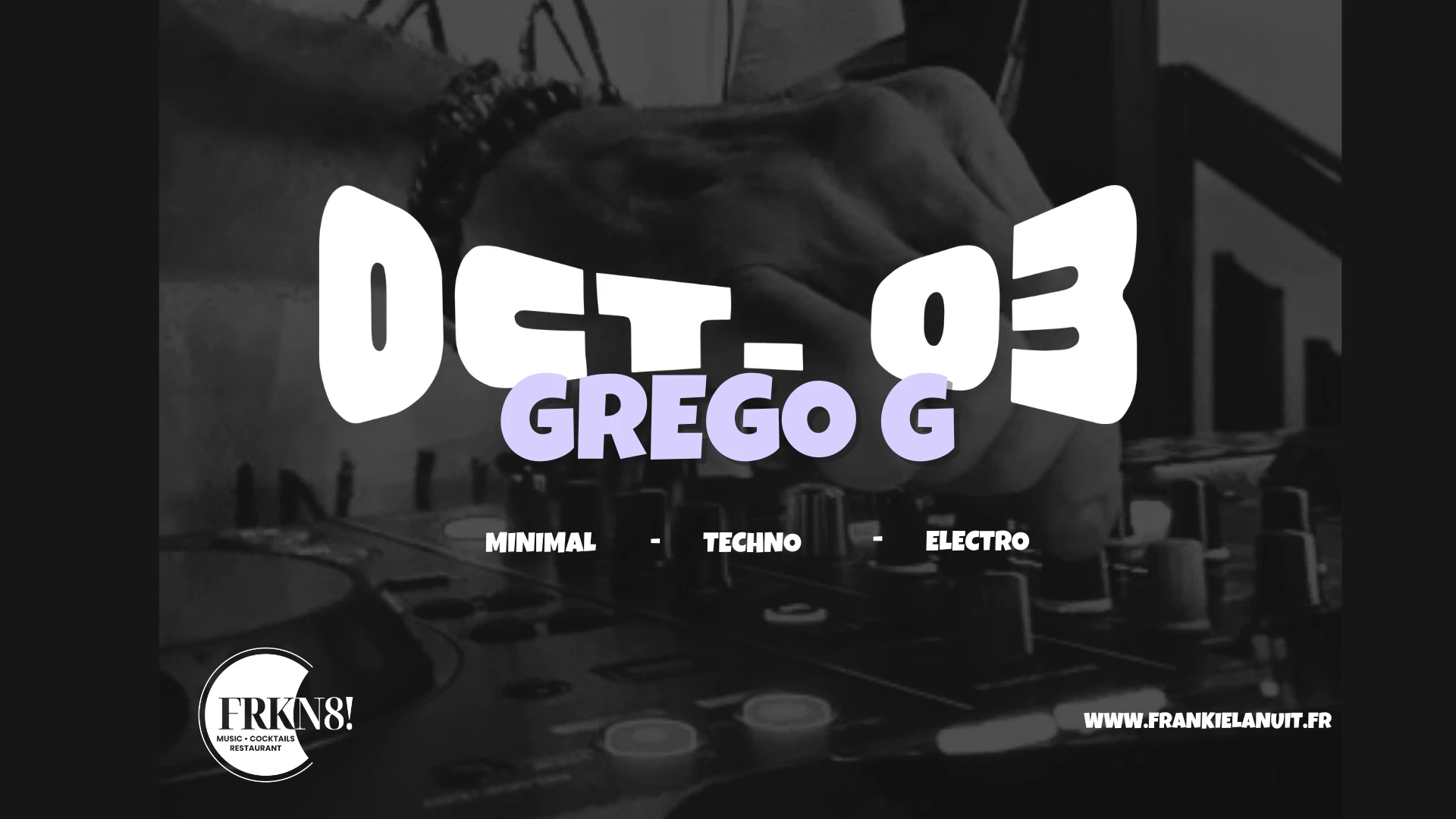 Grego G Chez Frankie La Nuit Cover