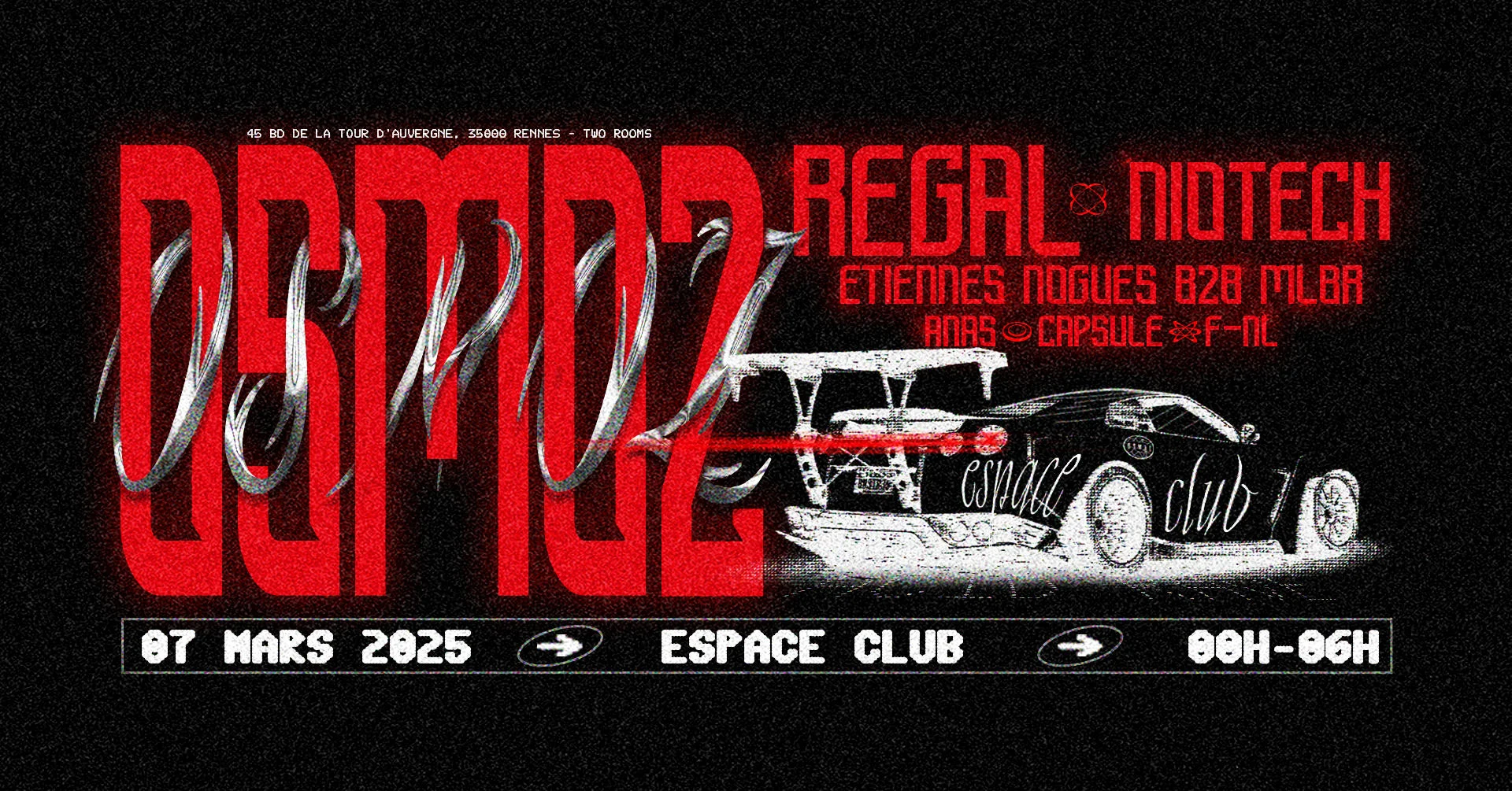 Osmoz W/ Regal - Niotech - Etienne Nogues | Espace Club Cover