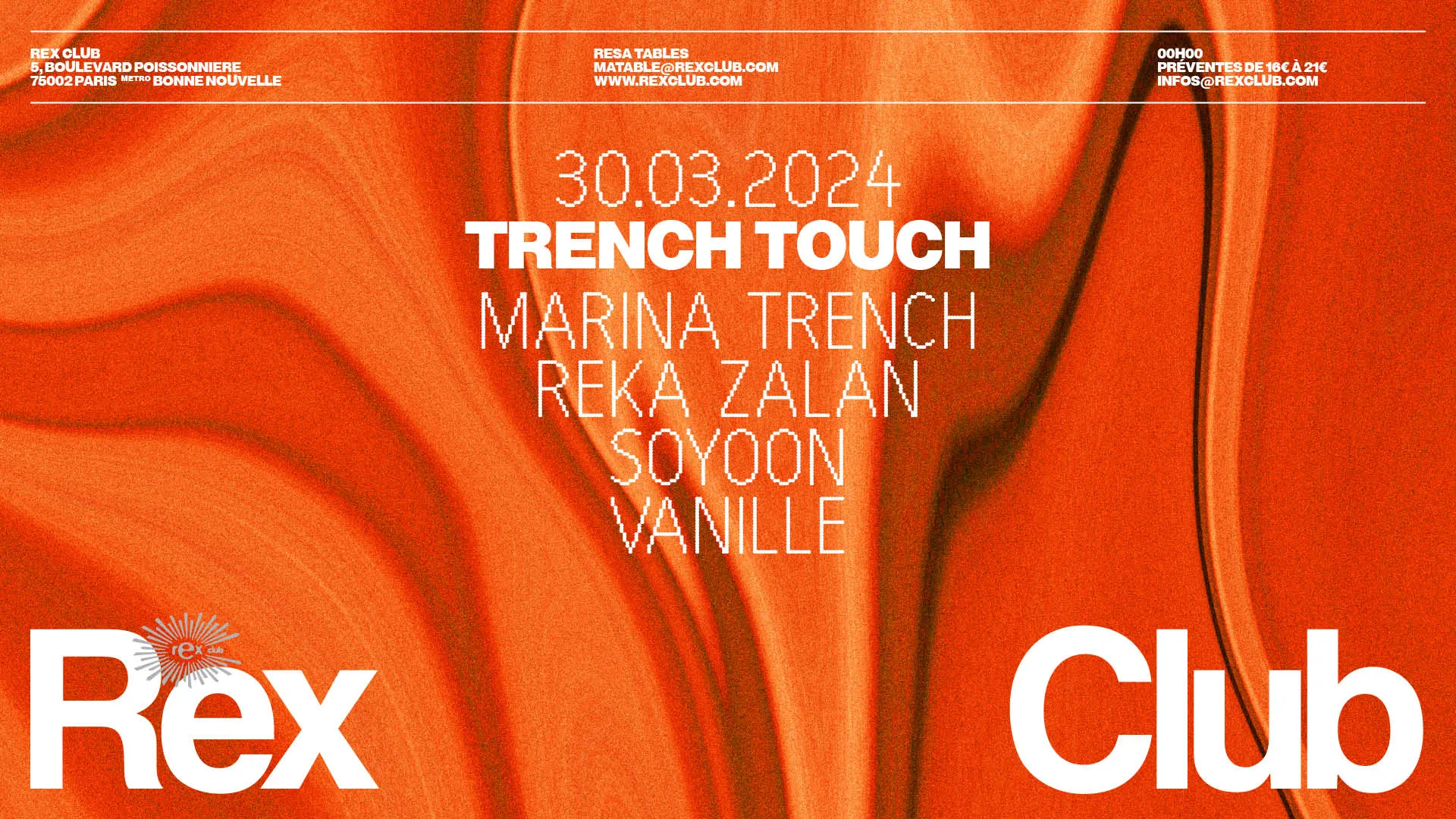 Trench Touch: Marina Trench, Reka Zalan, Soyoon, Vanille Cover