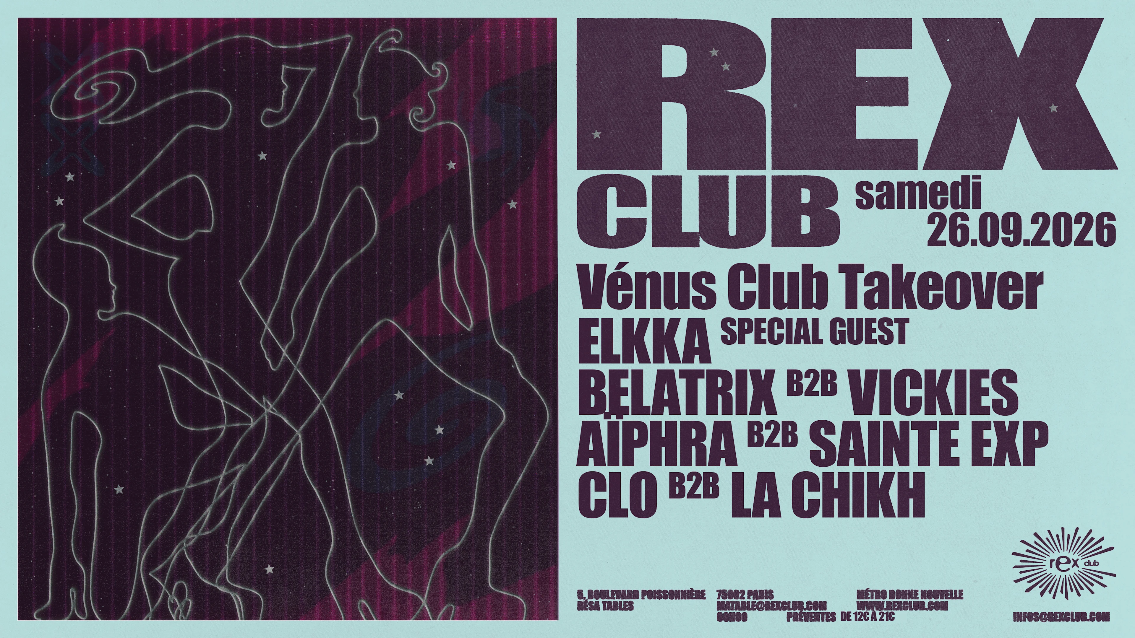 Vénus Club Invite Elkka Cover