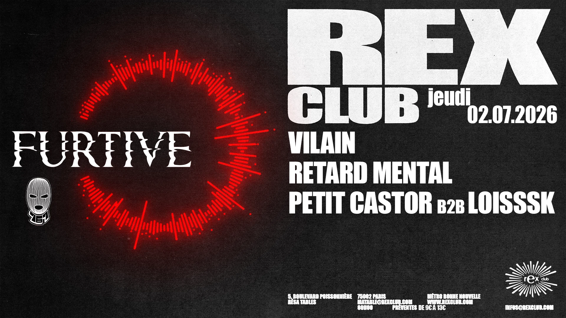 Furtive: Vilain, Retard Mental, Petit Castor B2b Loisssk Cover