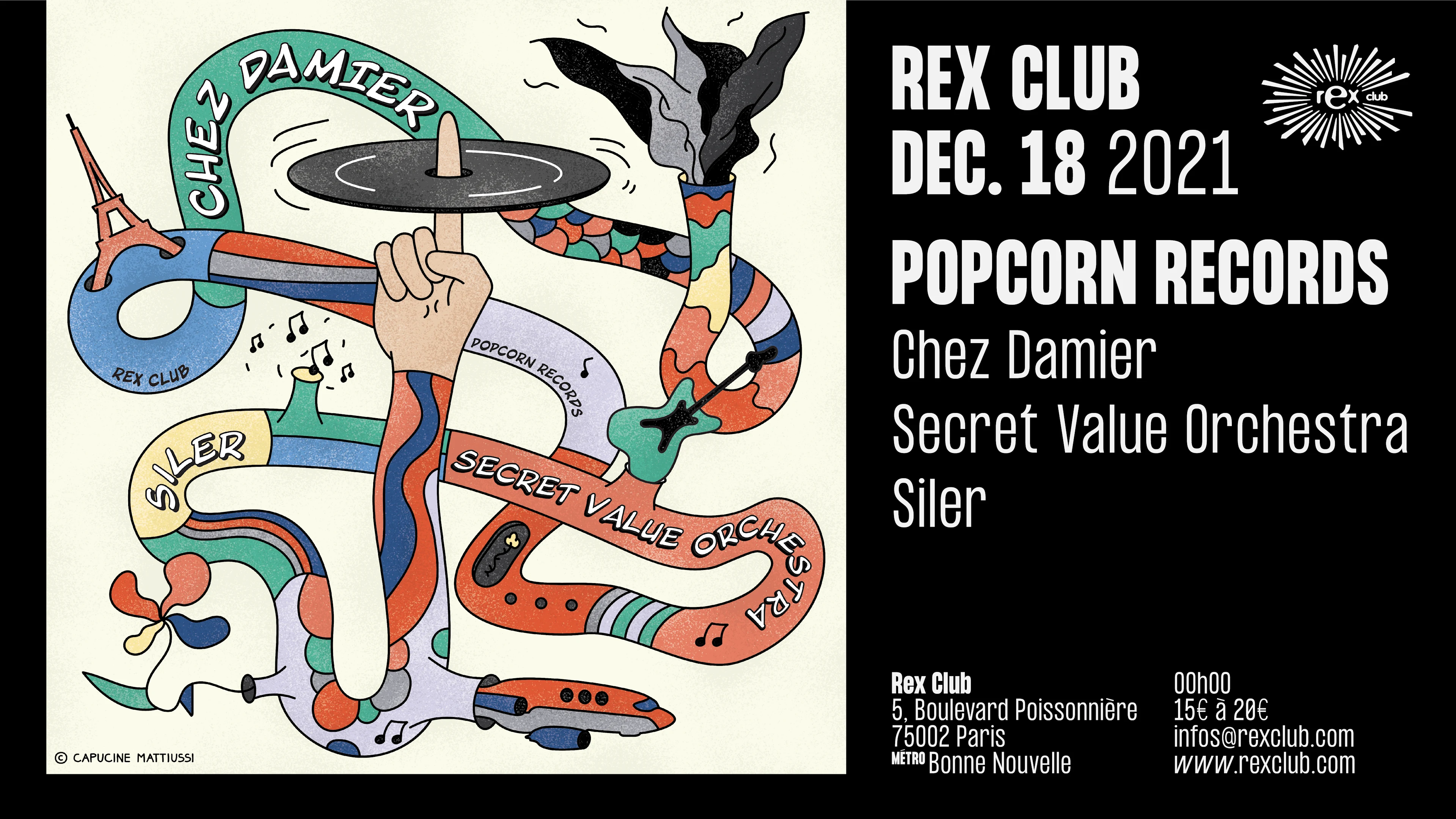 [Report] Popcorn Records: Chez Damier, Secret Value Orchestra, Siler Cover