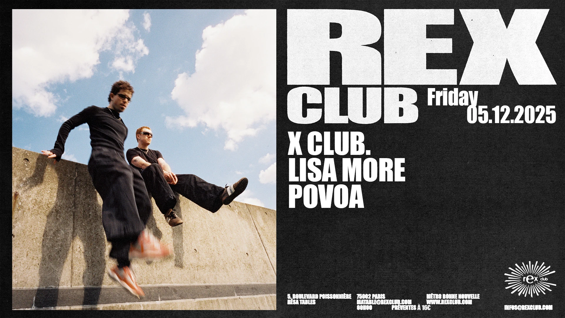 Rex Club Presents: X Club. Lisa More, Povoa Cover