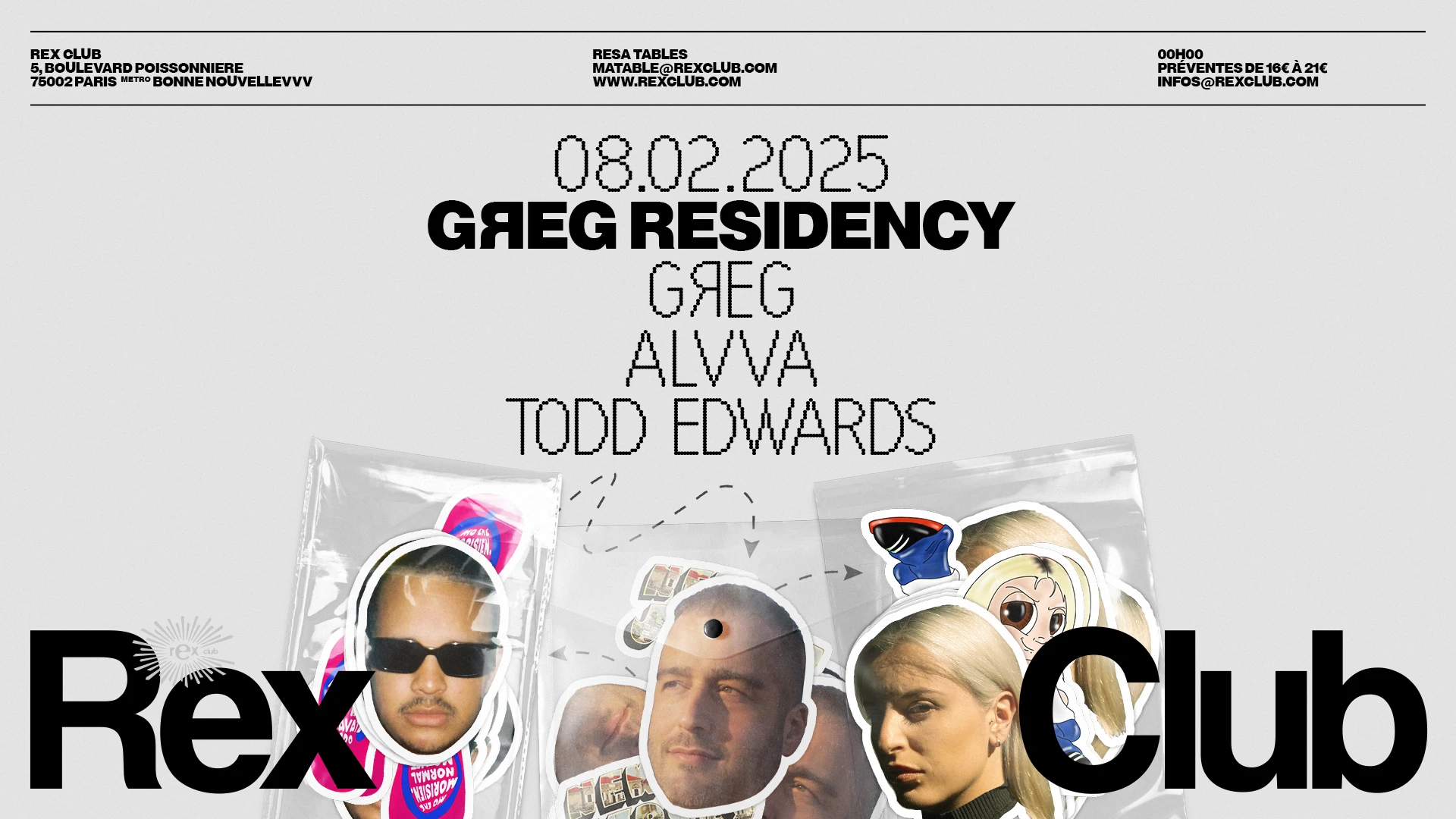 Greg Residency: Todd Edwards, Alvva, Greg Cover