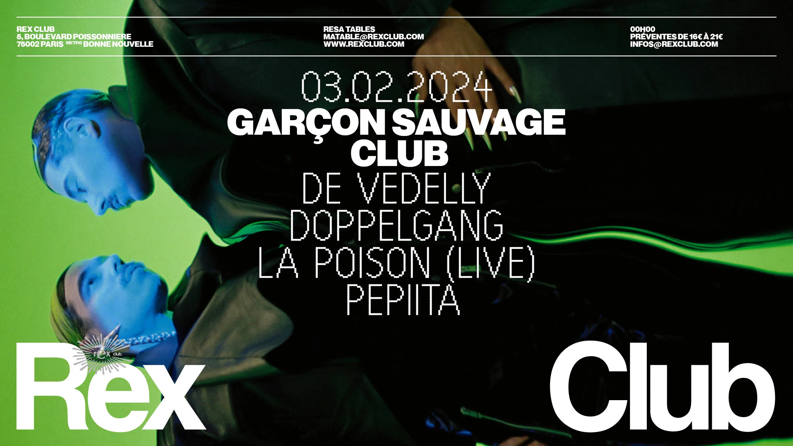 Garçon Sauvage: De Vedelly, Doppelgang, La Poison, Pepiita Cover