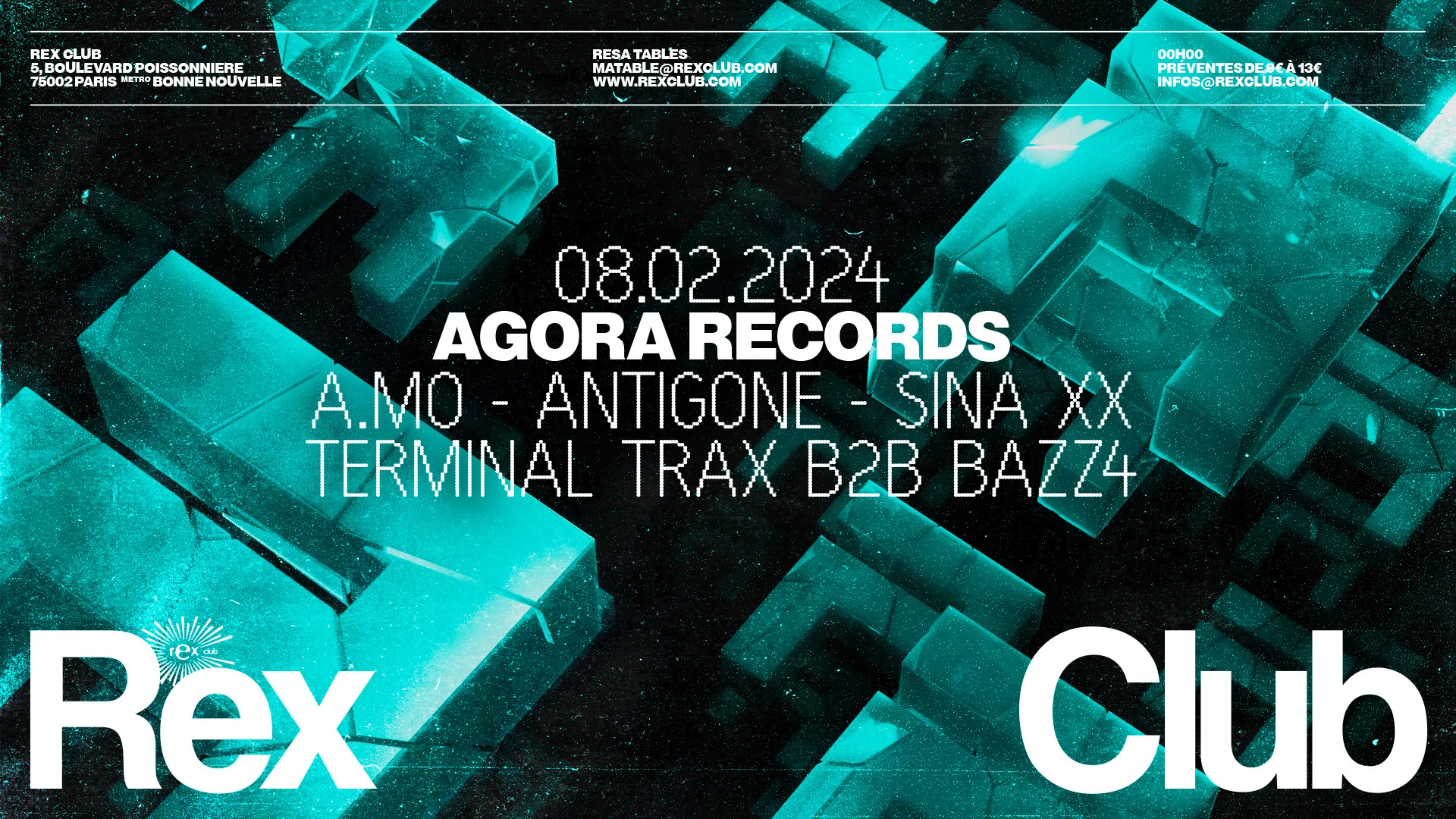 Agora: A.Mo, Antigone, Sina XX, Terminal Trax B2b Bazz4 Cover