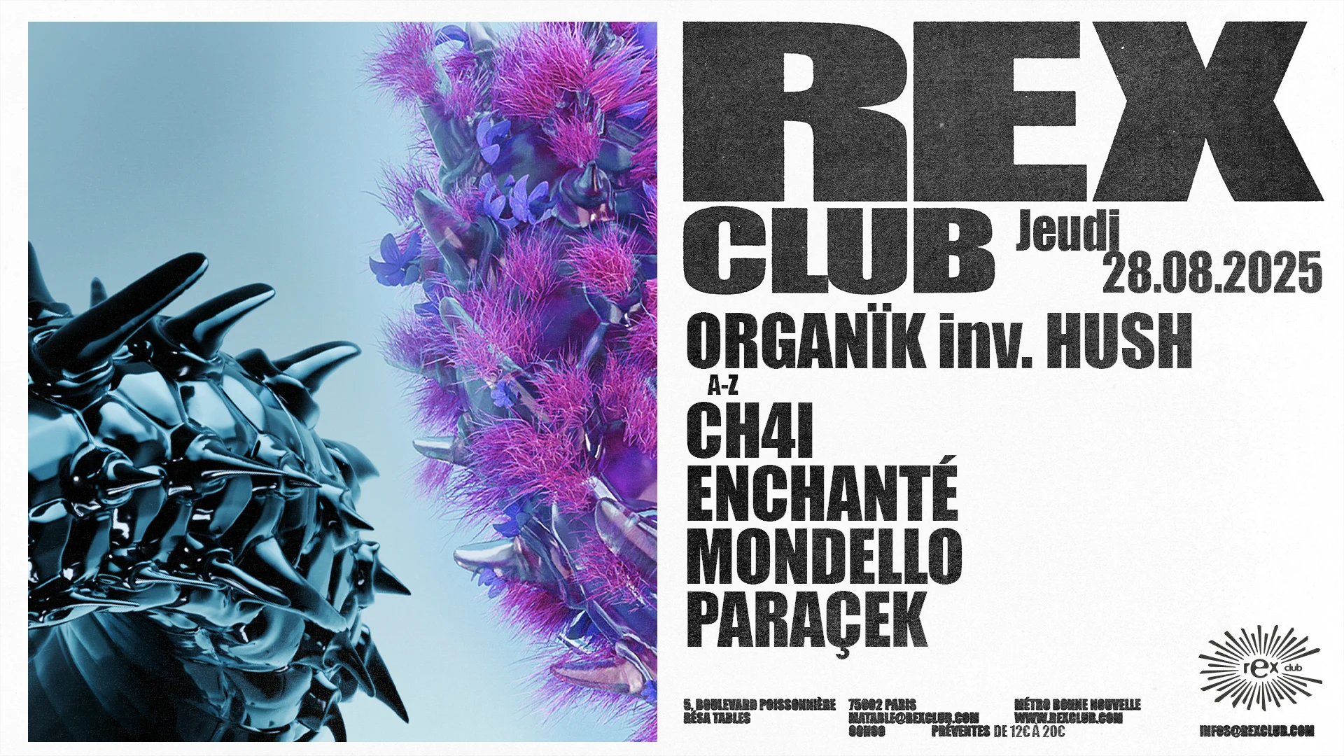 Organïk: Paraçek, Mondello, Enchanté, Ch4i Cover