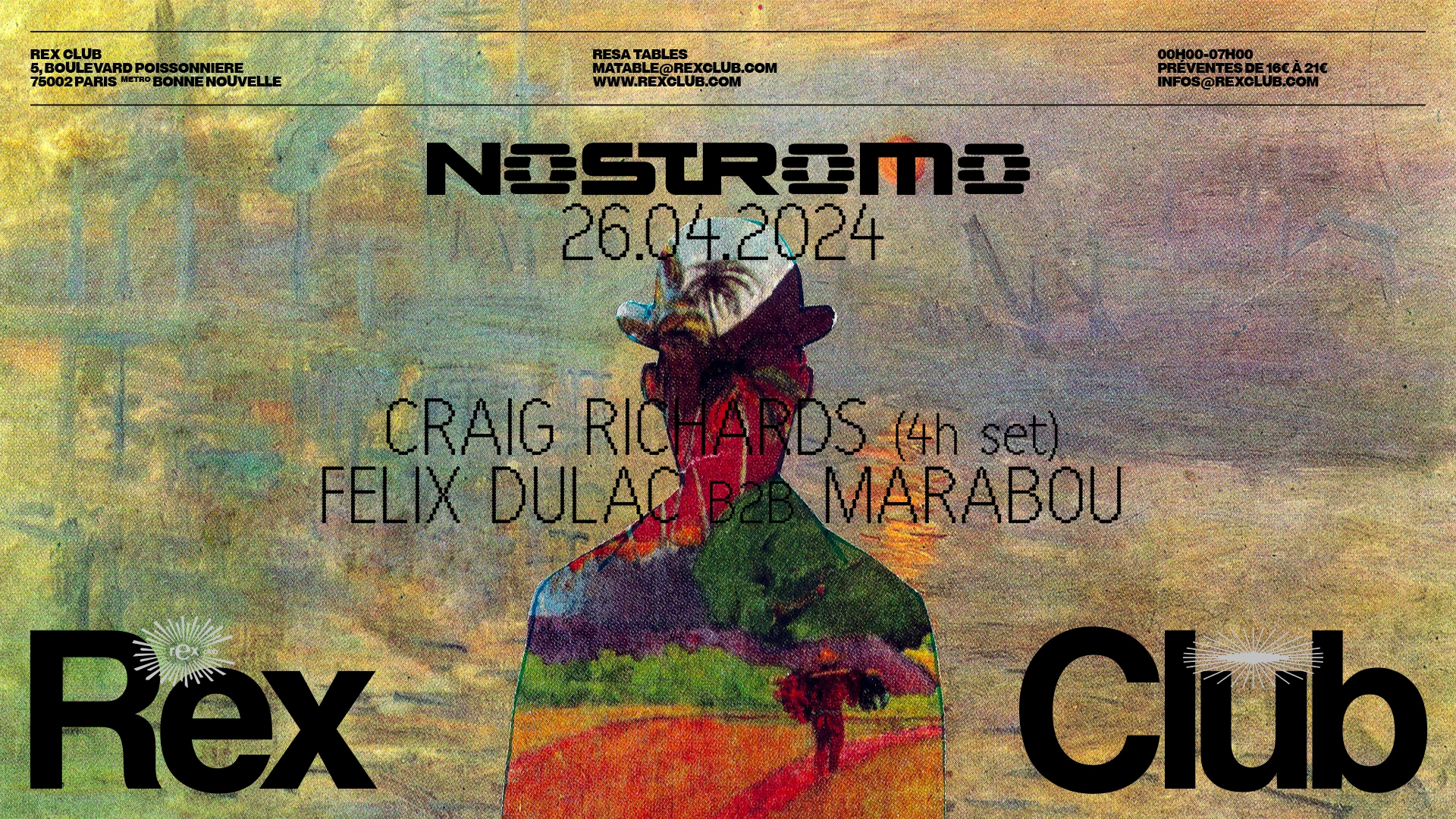 Nostromo: Craig Richards, Felix Dulac B2b Marabou Cover