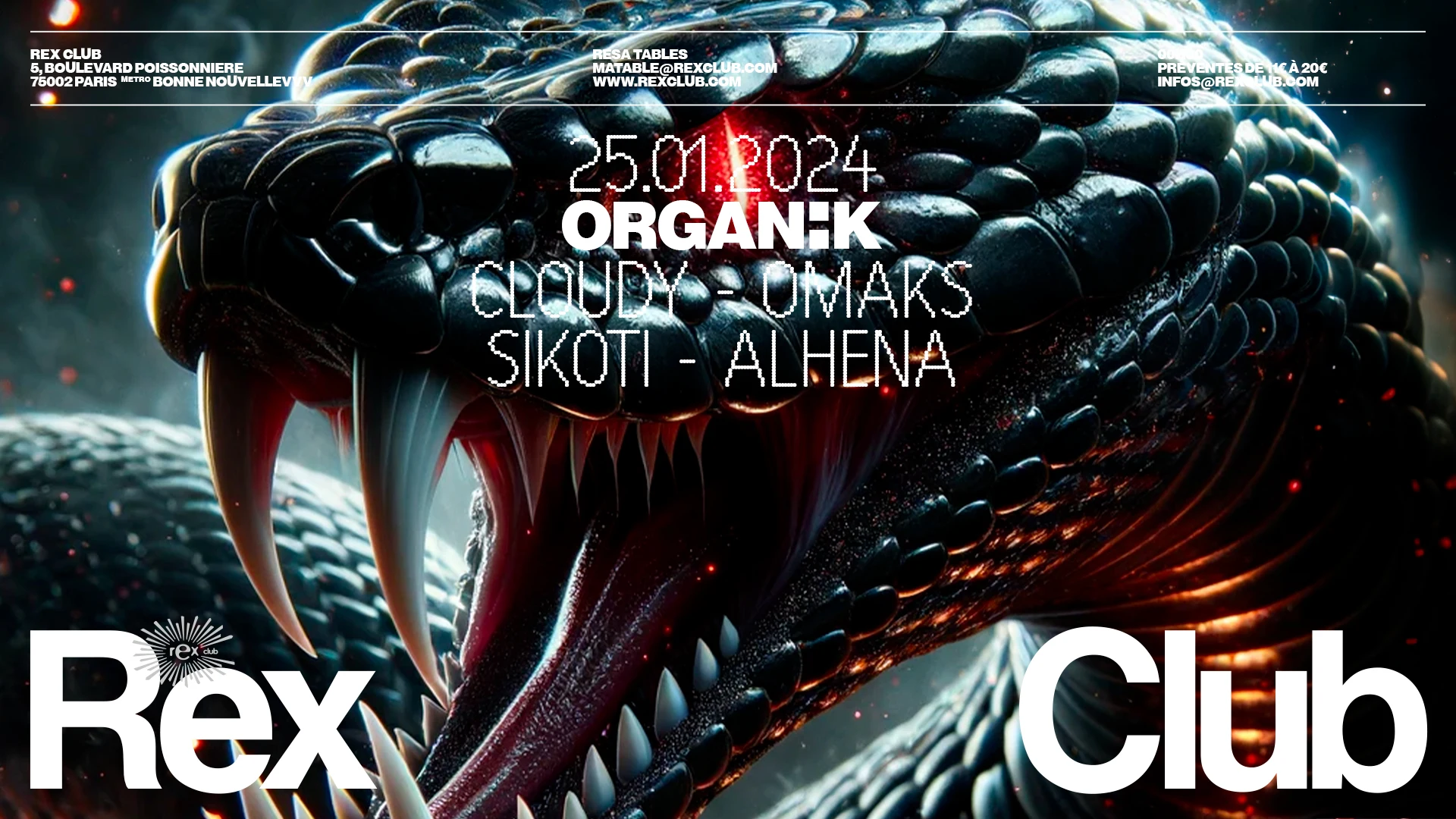 Organïk X Rex Club : Cloudy, Omaks, Sikoti, Alhena Cover