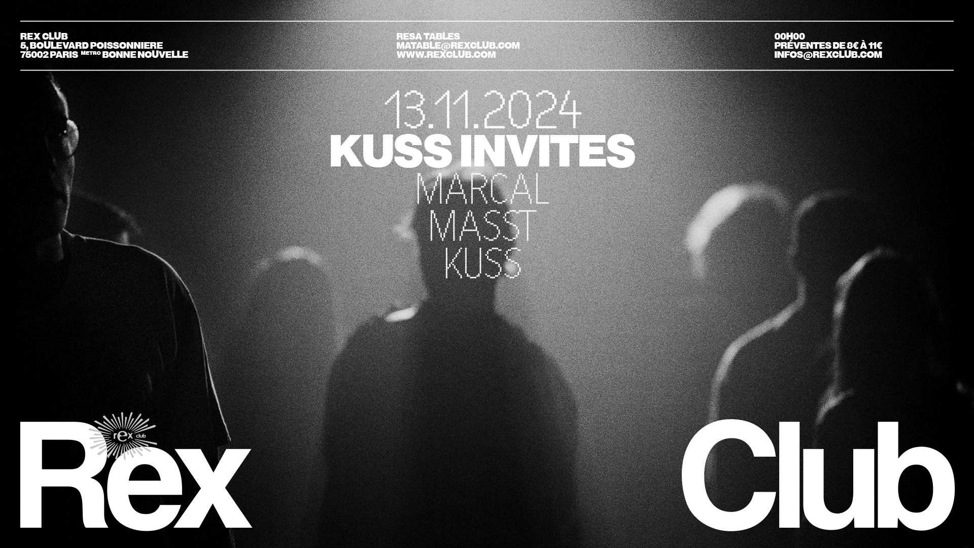 Kuss Invites: Marcal, Masst, Kuss Cover