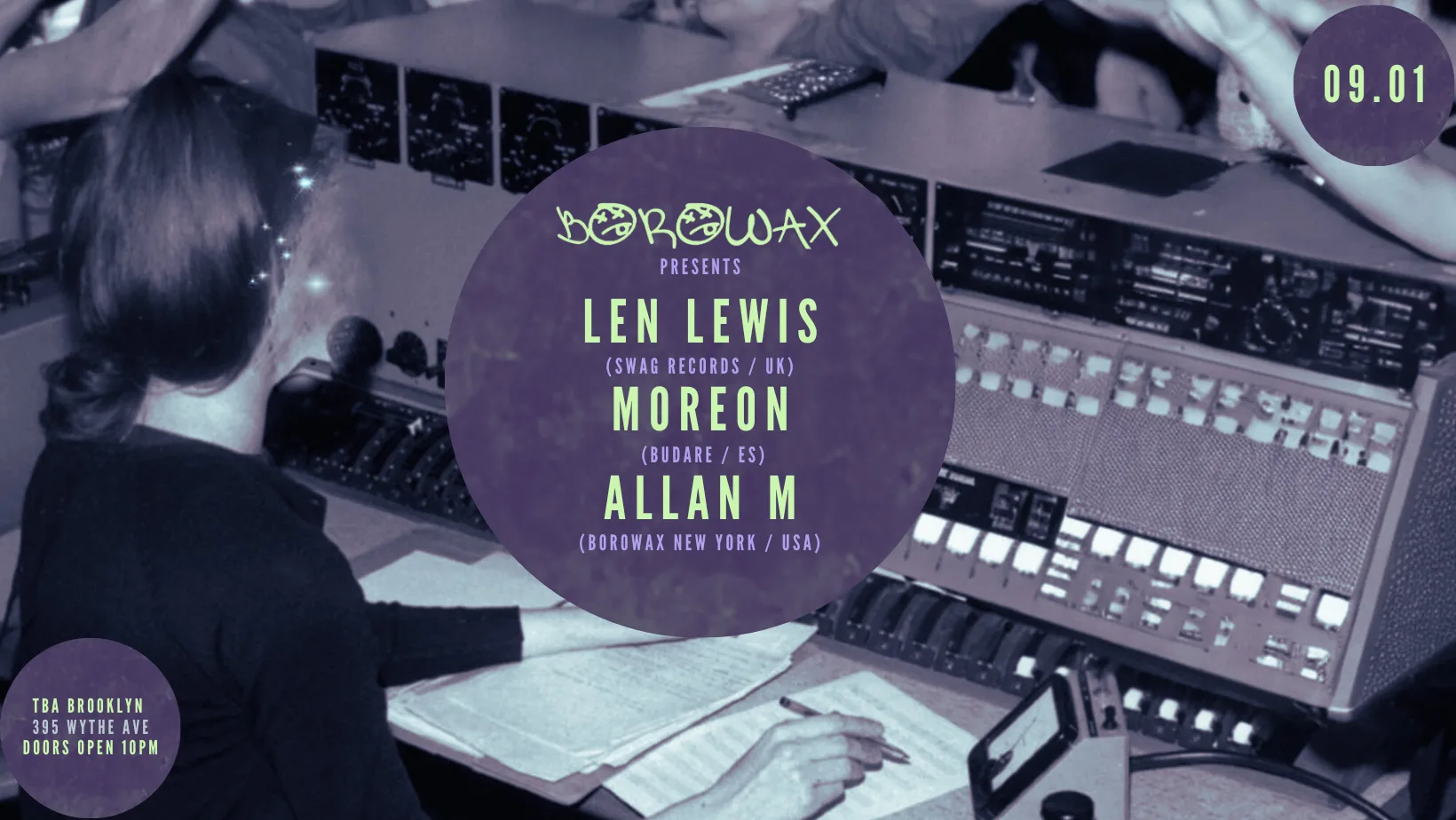 Borowax: Len Lewis, Moreon, Allan M Cover