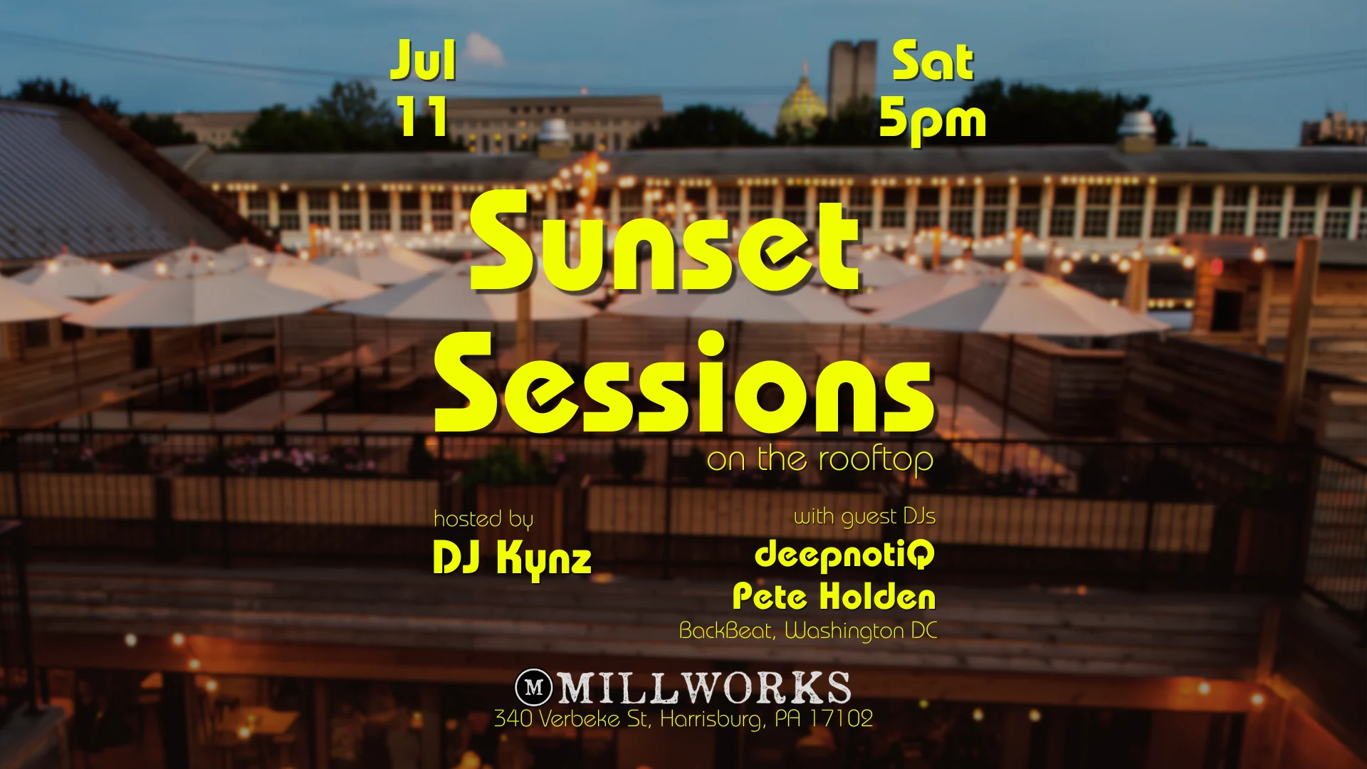 Sunset Sessions At Millworks Cover