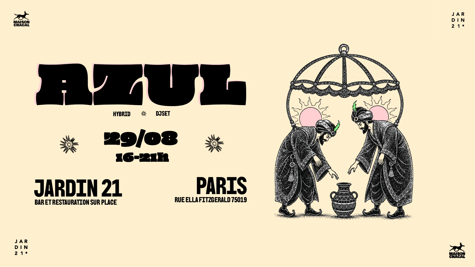Azul (Mektoub) X Jardin21 - Open Air Cover