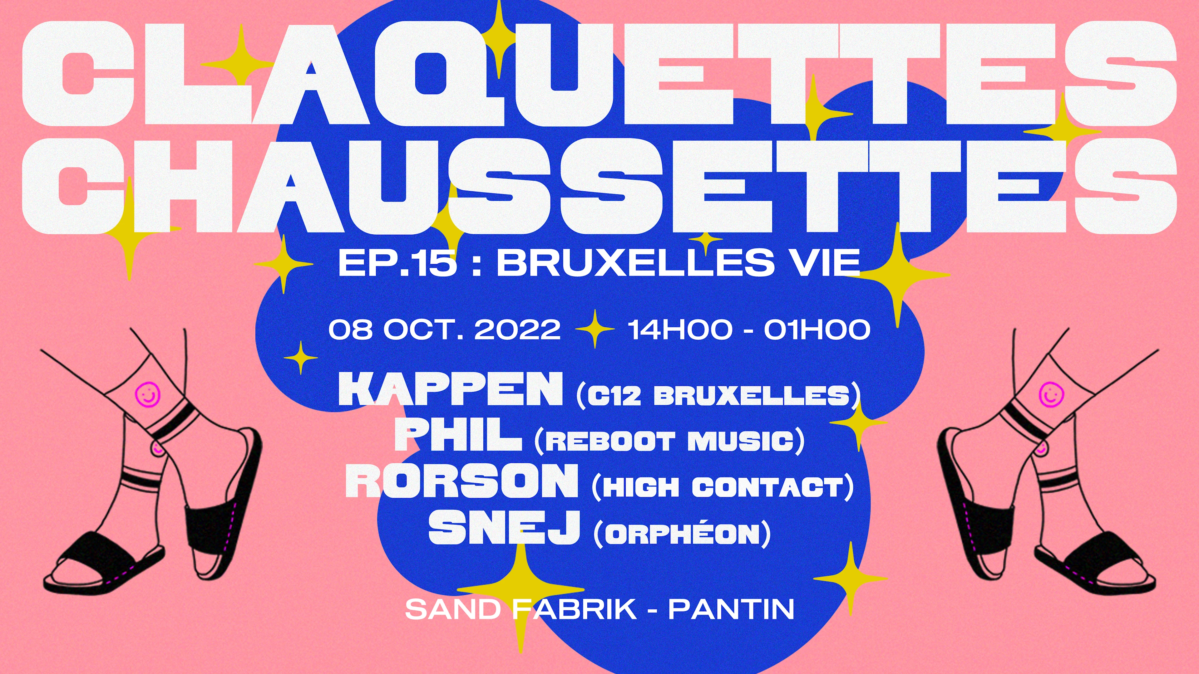 Claquettes Chaussettes #15 - Bruxelles Vie Cover