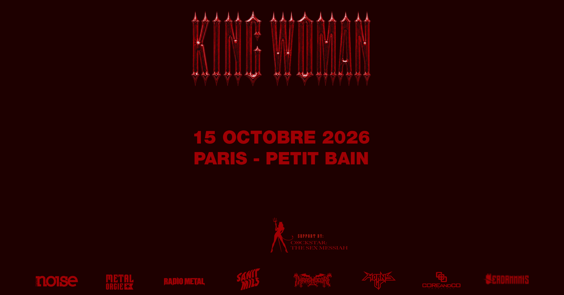 King Woman, En Concert À Paris Cover