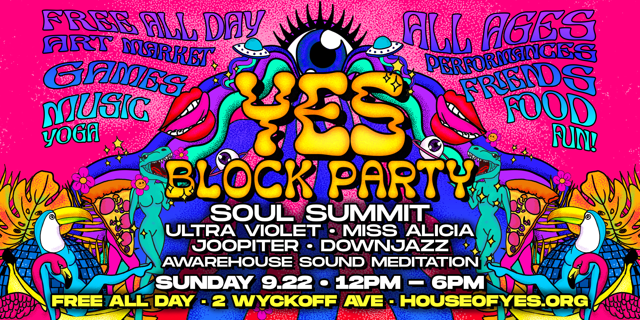 Yes! Block Party **Free All Day** | Soul Summit Music Cover