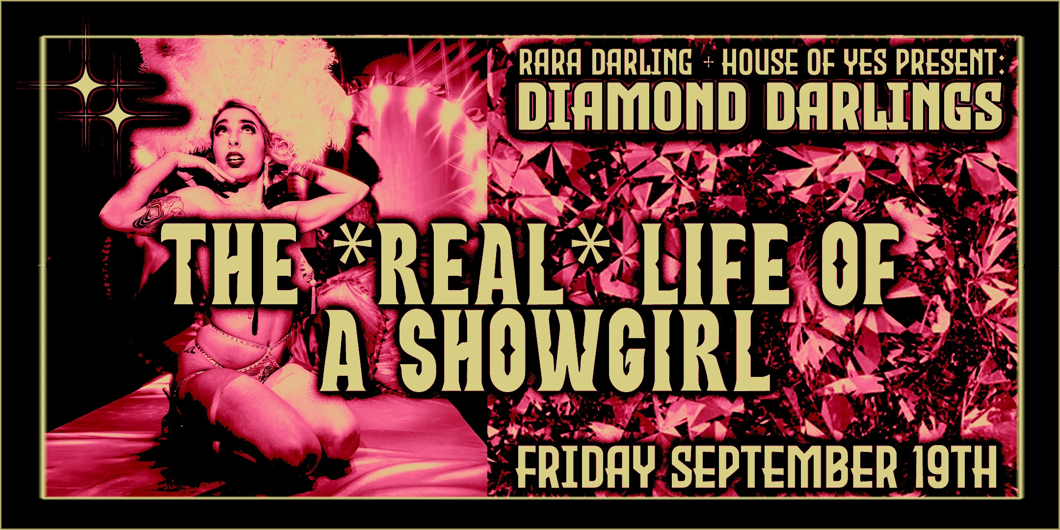 Diamond Darlings • Burlesque Extravaganza Cover