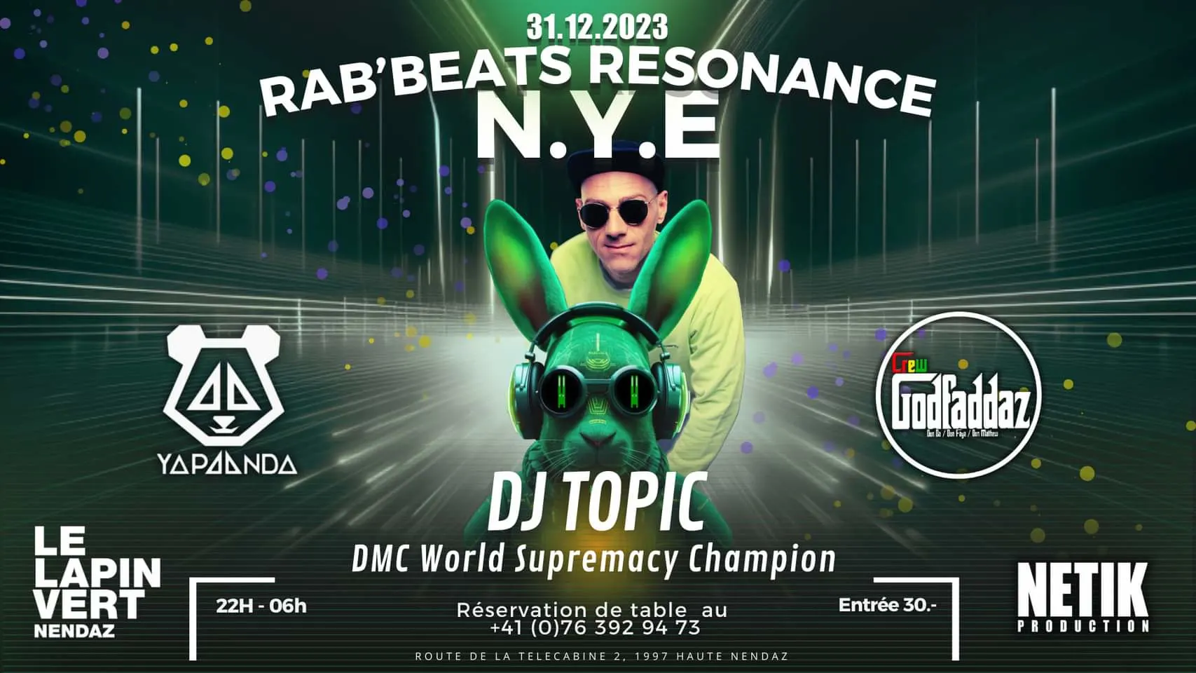 Rab'beats Resonances - New Year Party Cover