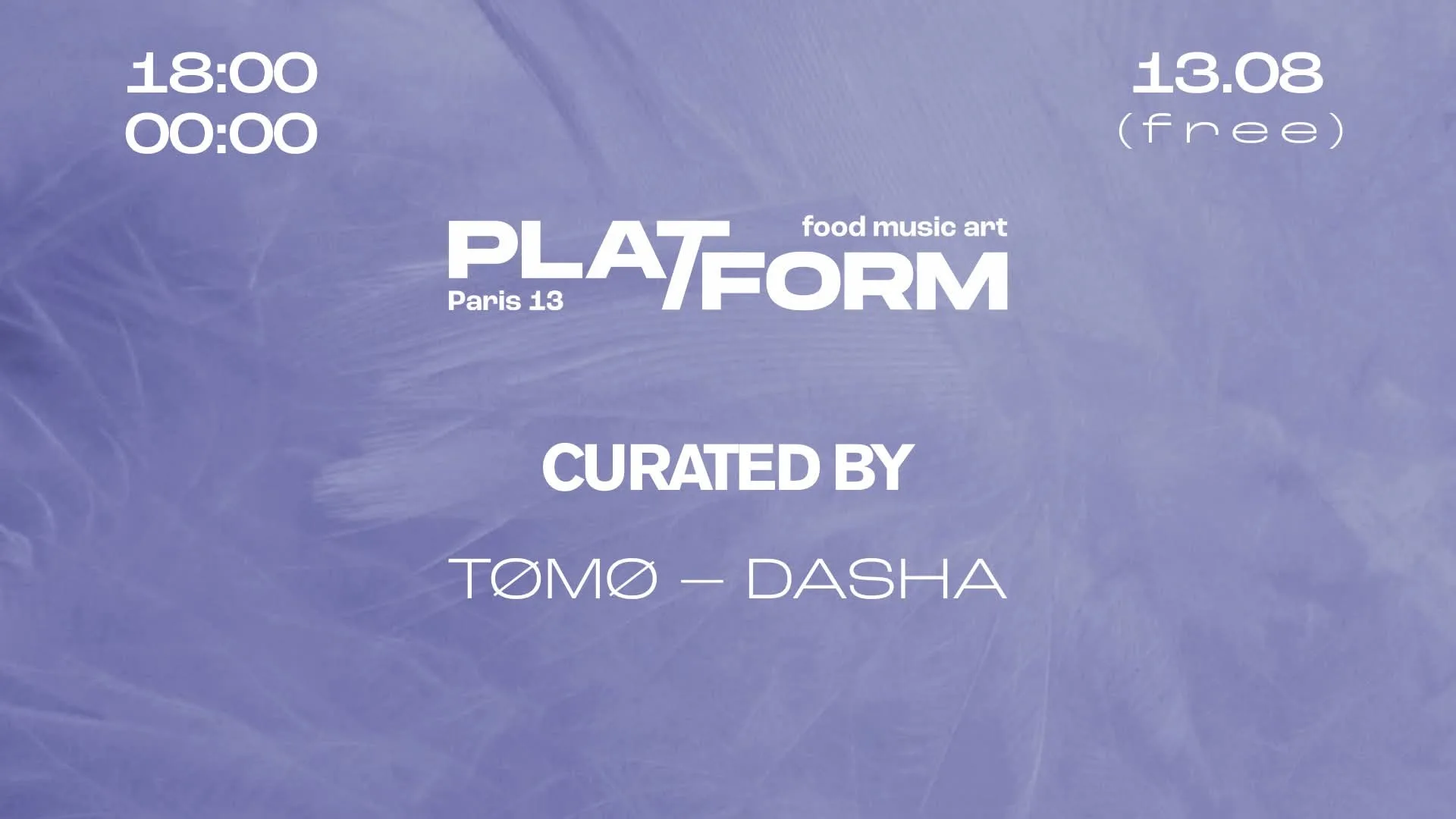 Curated By • Tømø X Dasha • Free Cover