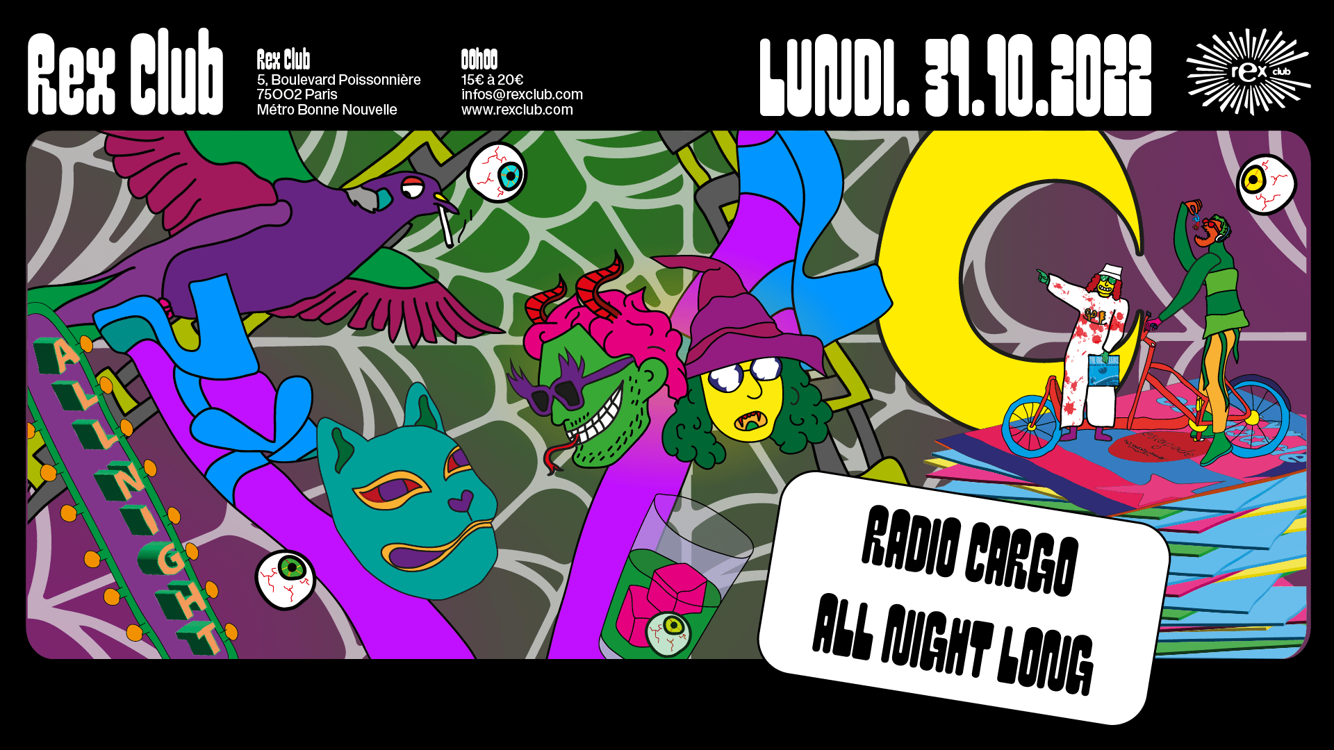 Rex Club Presents Radio Cargo All Night Long  Cover