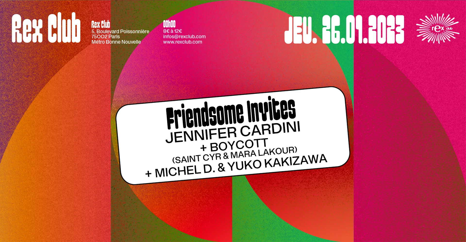 Friendsome Invites : Jennifer Cardini / Boycott Resident.E.S Cover