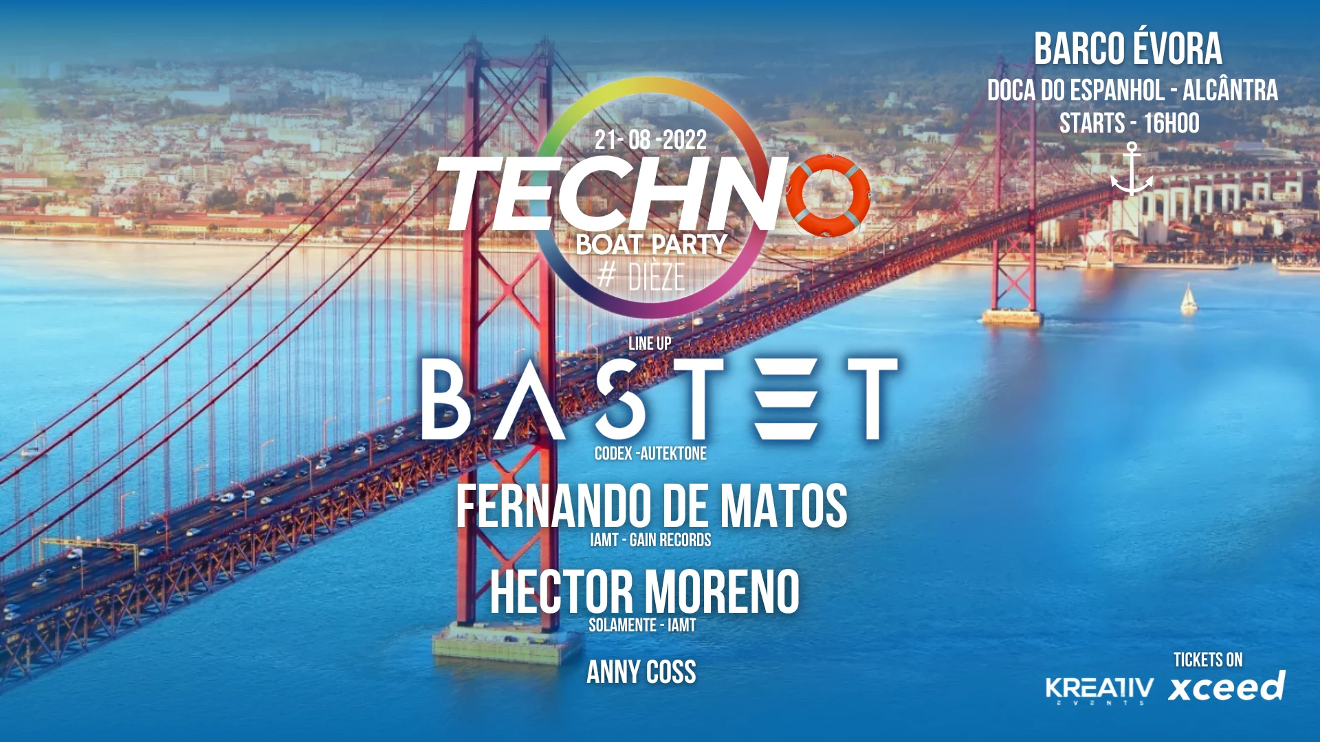 Techno Boat Party With Bastet (Sp) By Dieze Cover