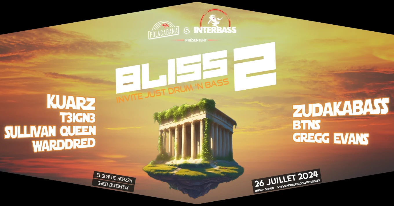 Open Air : Bliss 2 Invite Jdnb - W/ Kuarz, Zudakabass & More Cover