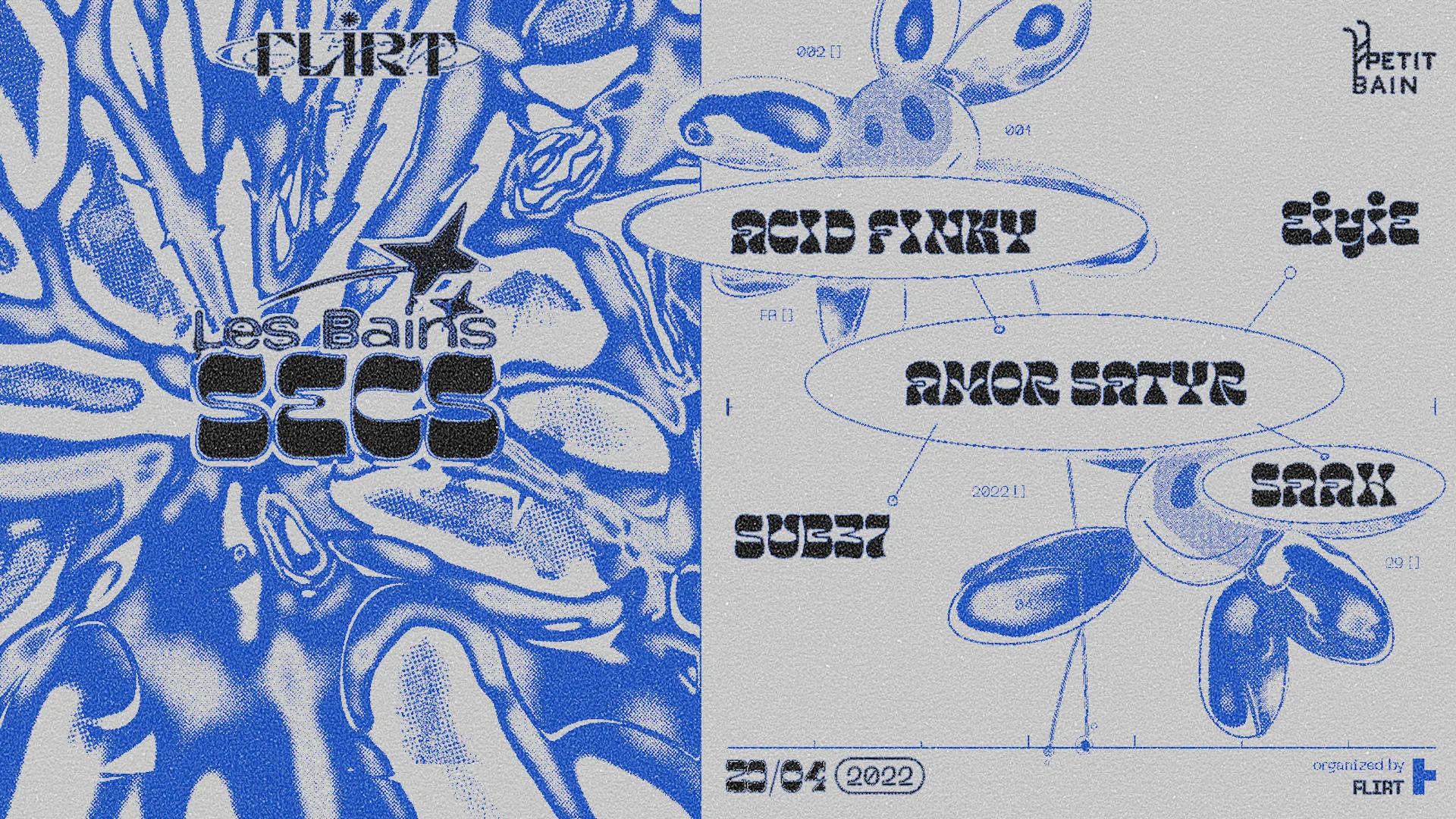 Les Bains Secs : Amor Satyr, Acid Finky, Saah, Eiyie, Sub37 Cover