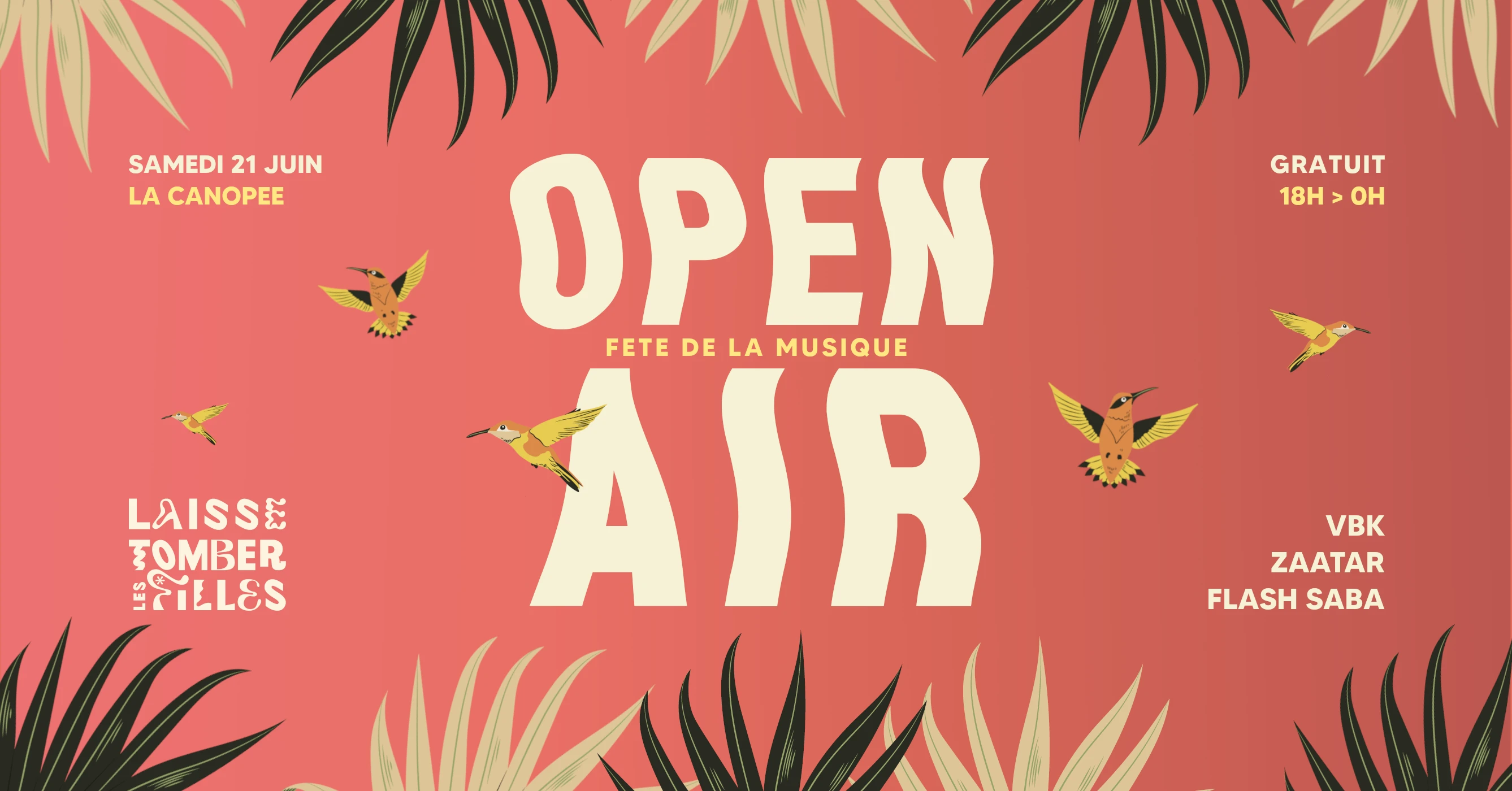 Open Air X Laisse Tomber Les Filles (Fdlm 25) Cover