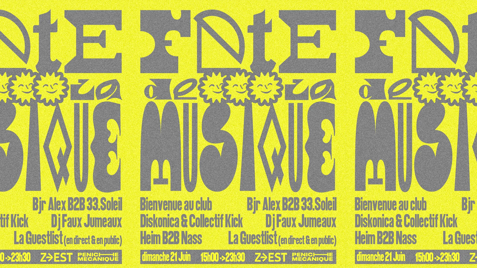 Fête De La Musique : Z•Est X Péniche Mécanique Cover