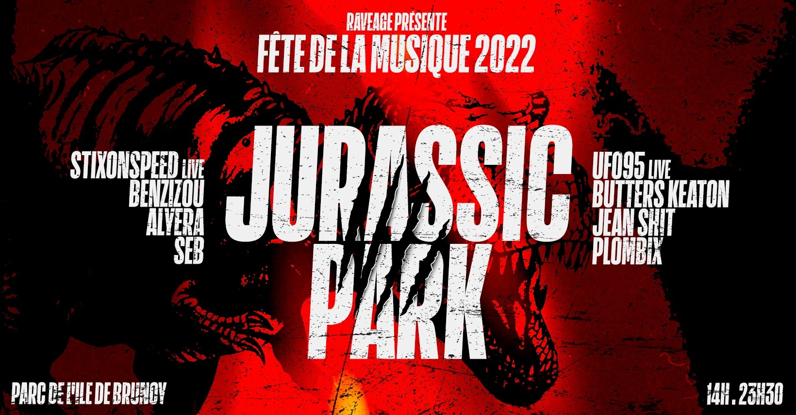 Fête De La Musique - Jurrasic Park W/ Ufo95 Stixonspeed ... Cover