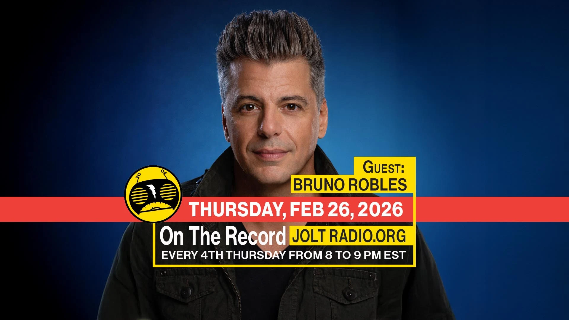Jolt Radio: On The Record ( Guest: Bruno Robles ) Cover