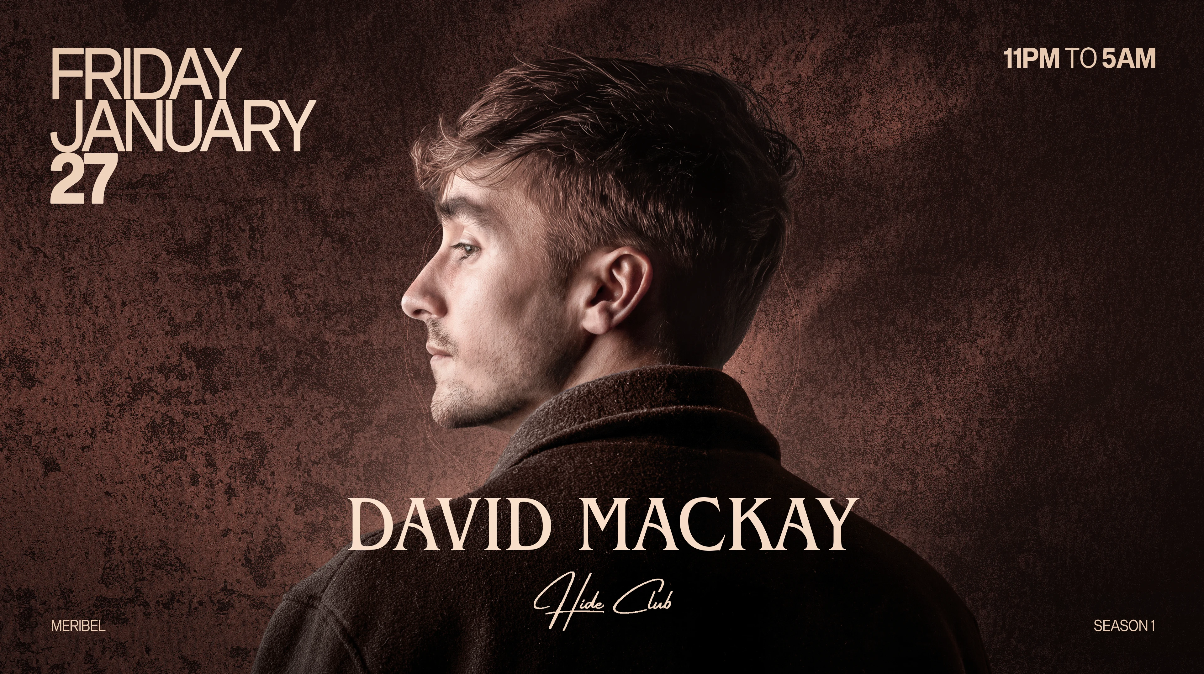David Mackay At @Hide Club Cover