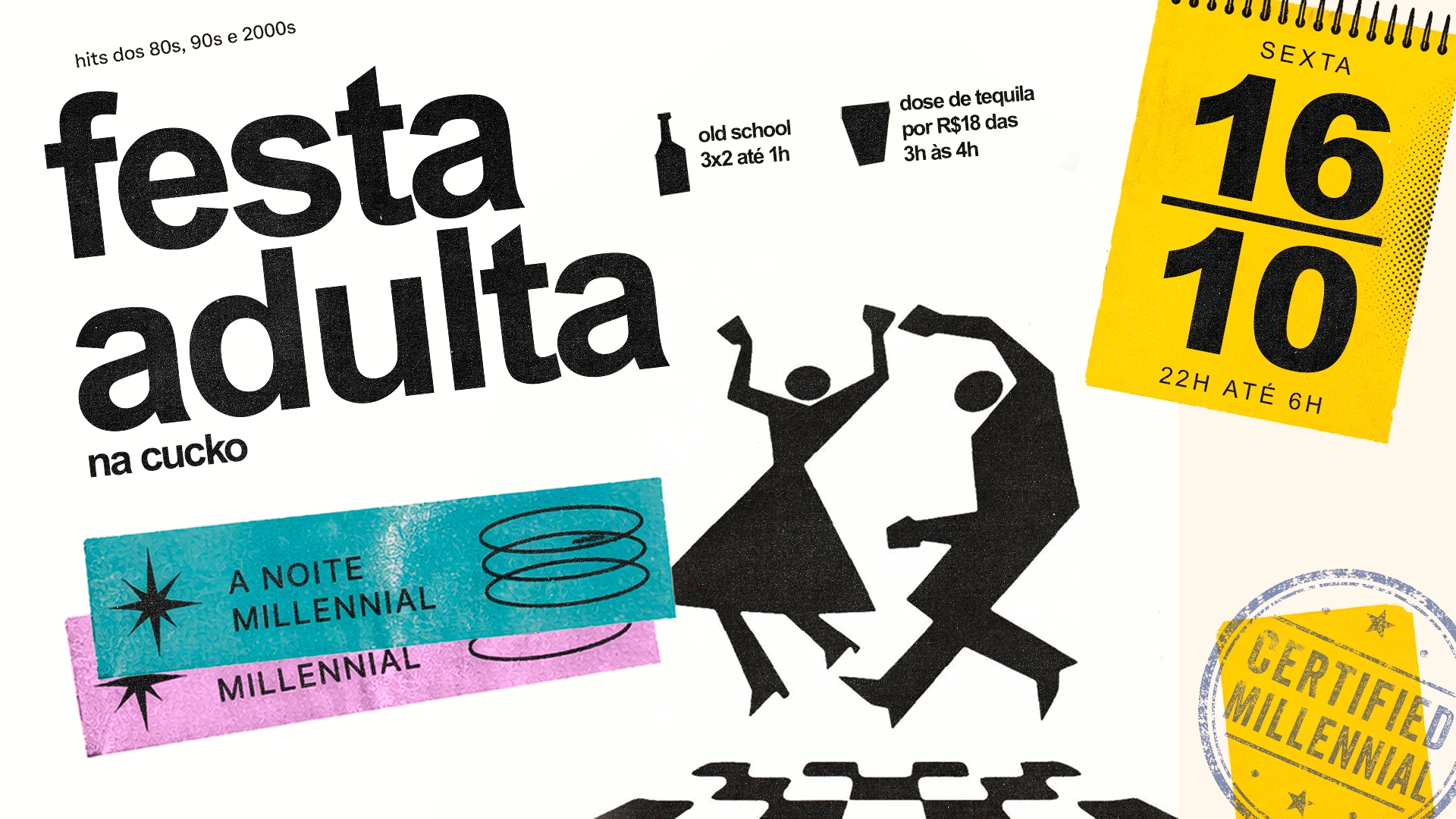Festa Adulta — A Noite Millennial @ Cucko Cover