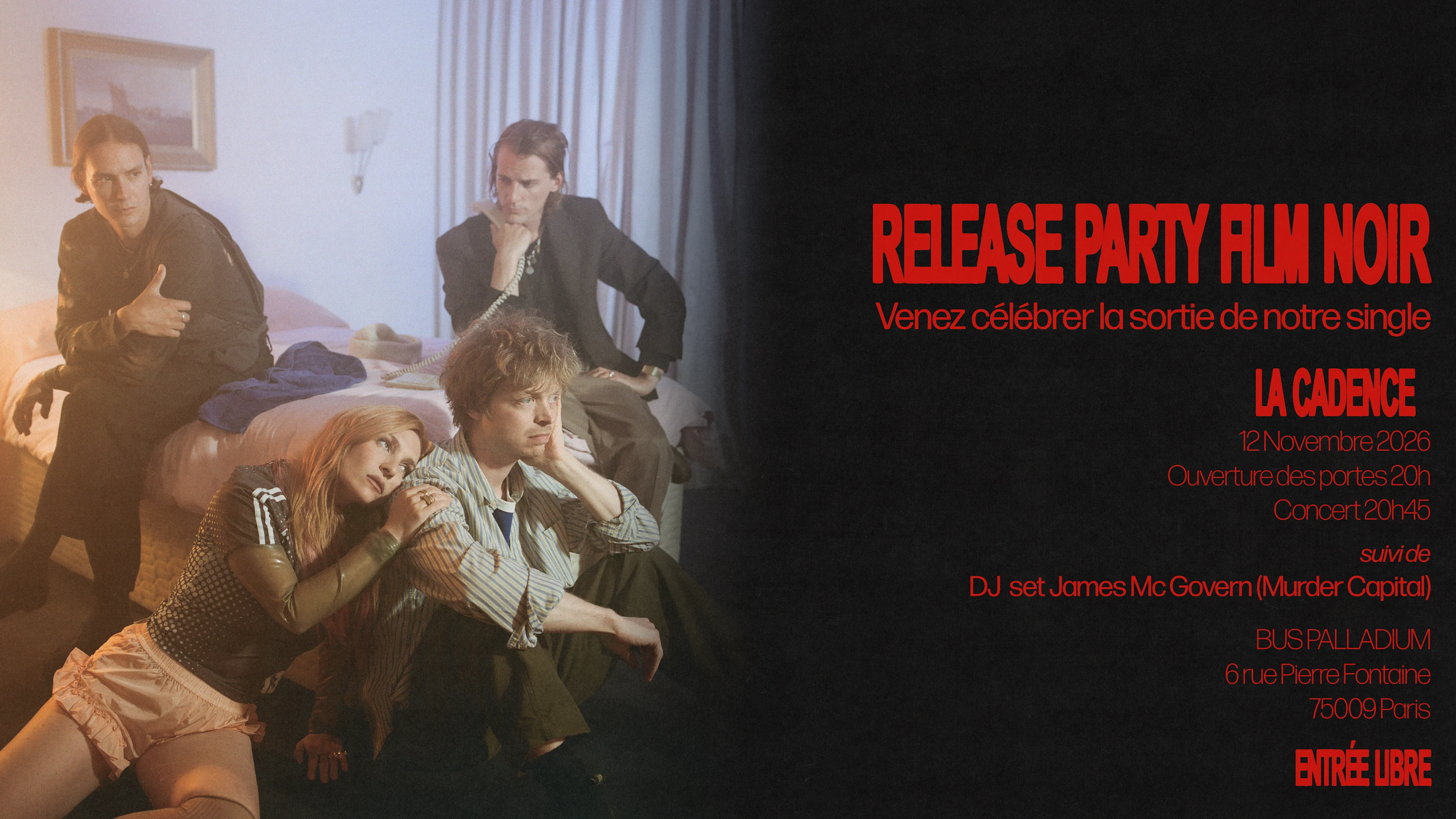 Relase Party Film Noir Cover