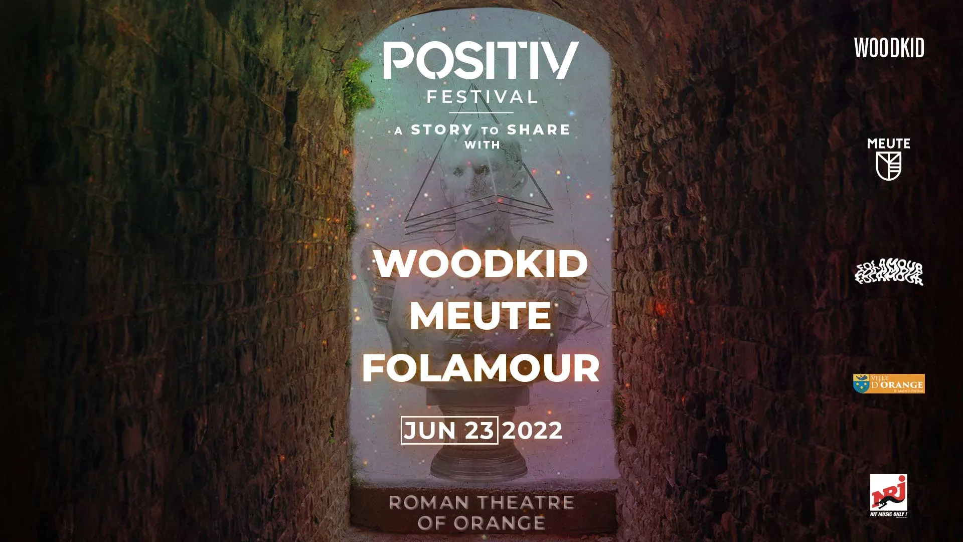 Positiv Festival : Woodkid - Meute - Folamour Cover
