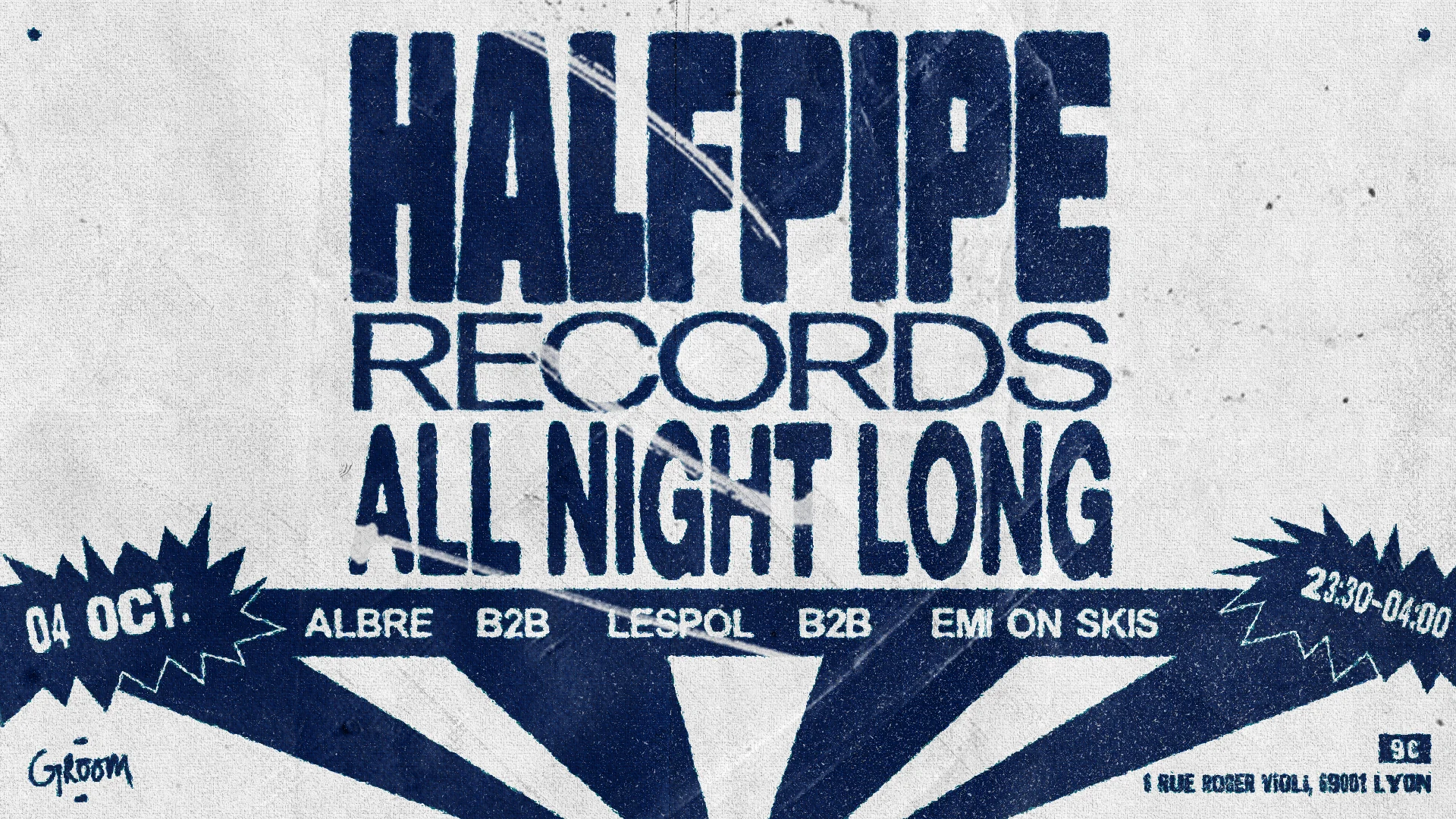 All Night Long W/ Halfpipe Records Cover