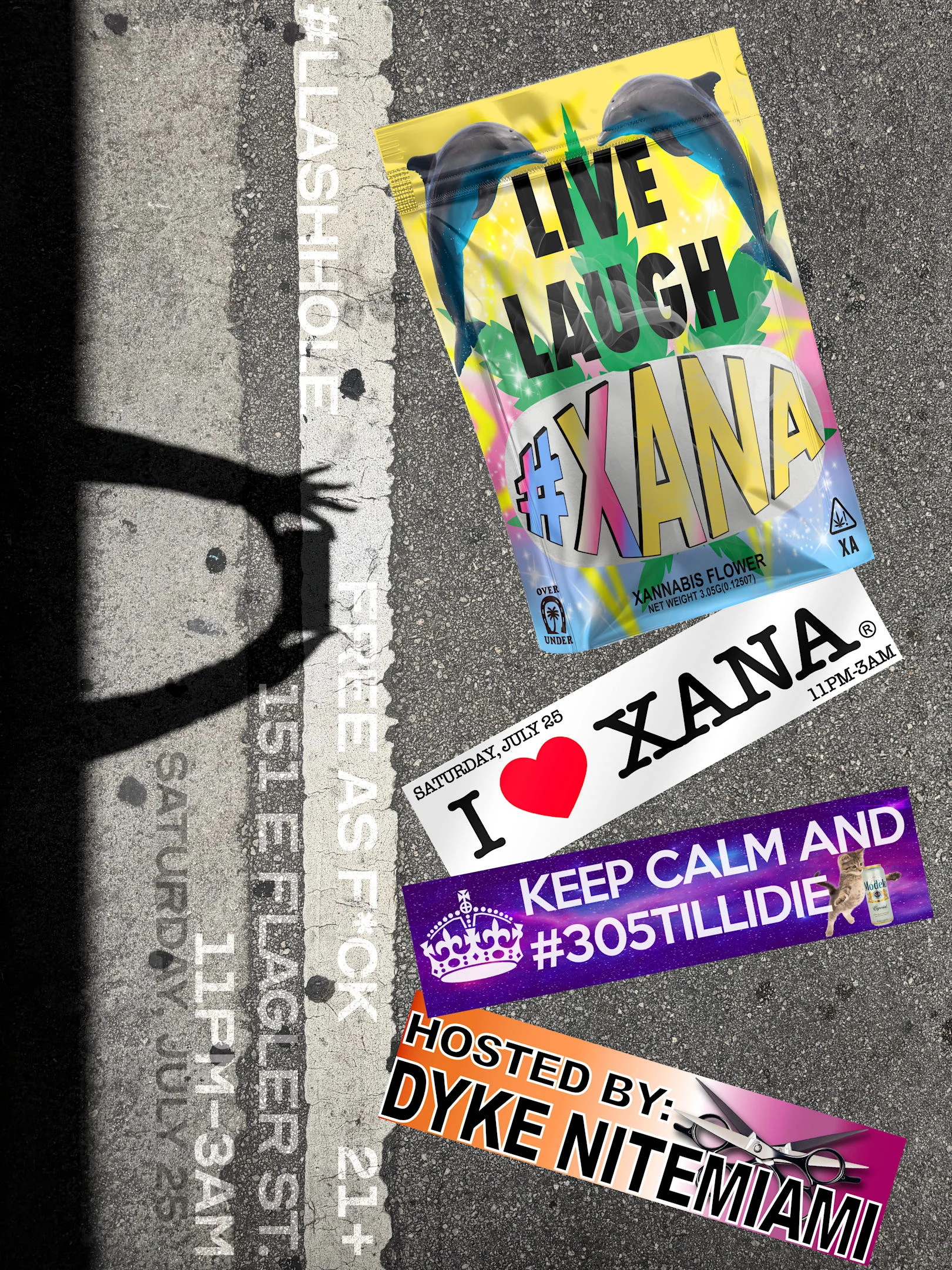Live Laugh #Xanapilled Cover